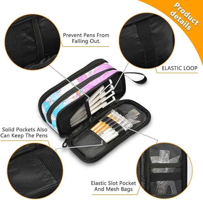 Cartuchera Infantil Varias Reparticiones Escolar