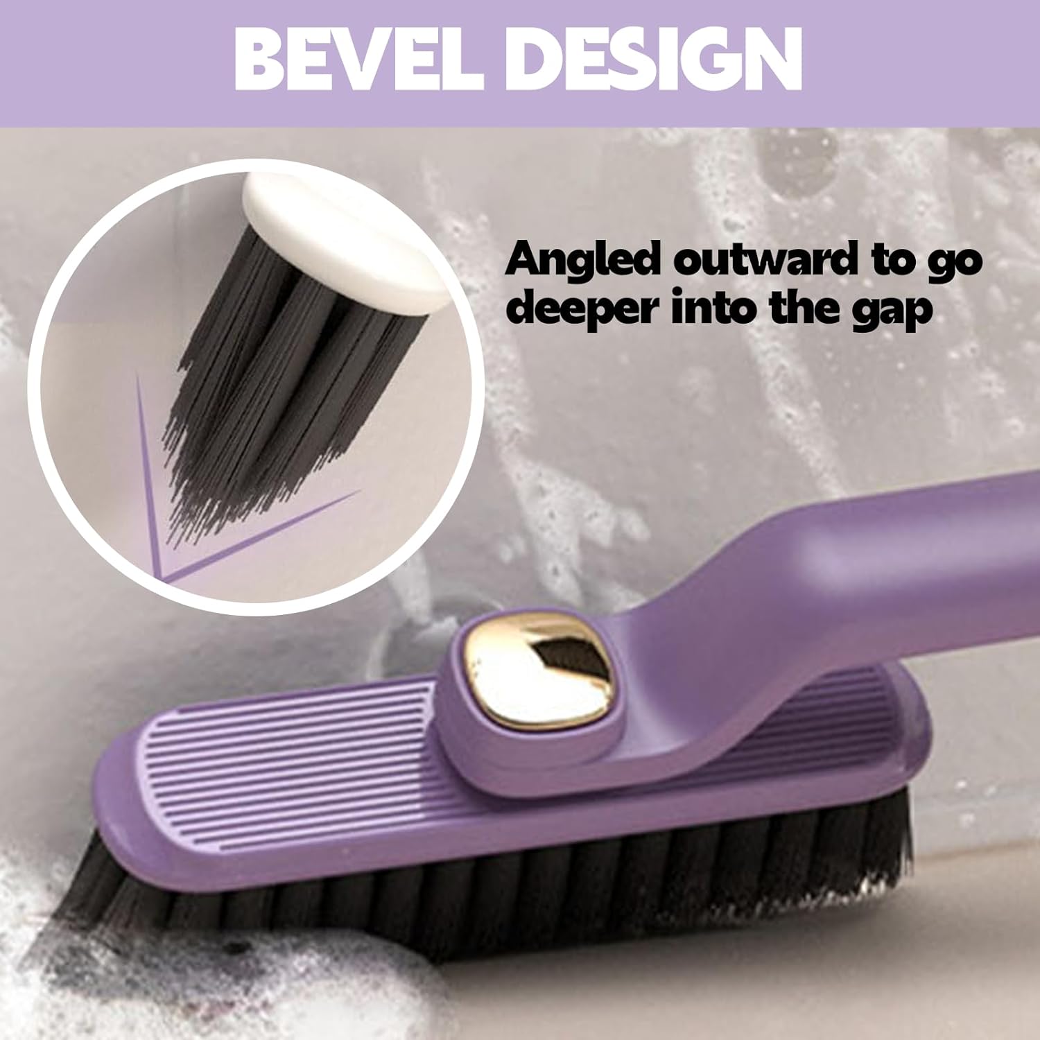 Cepillo De Limpieza De Ranuras Giratorio Set X2