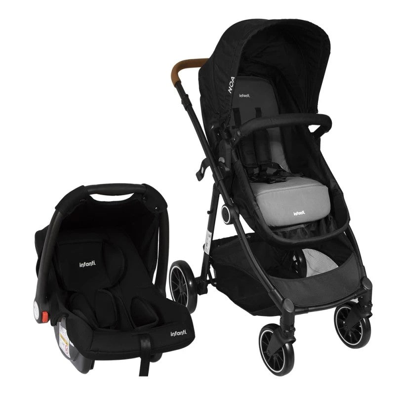 Coche Y Silla Bebe Noa + Base De Auto + Bolso