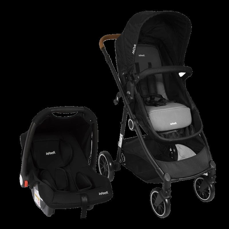 Coche Y Silla Bebe Noa + Base De Auto + Bolso
