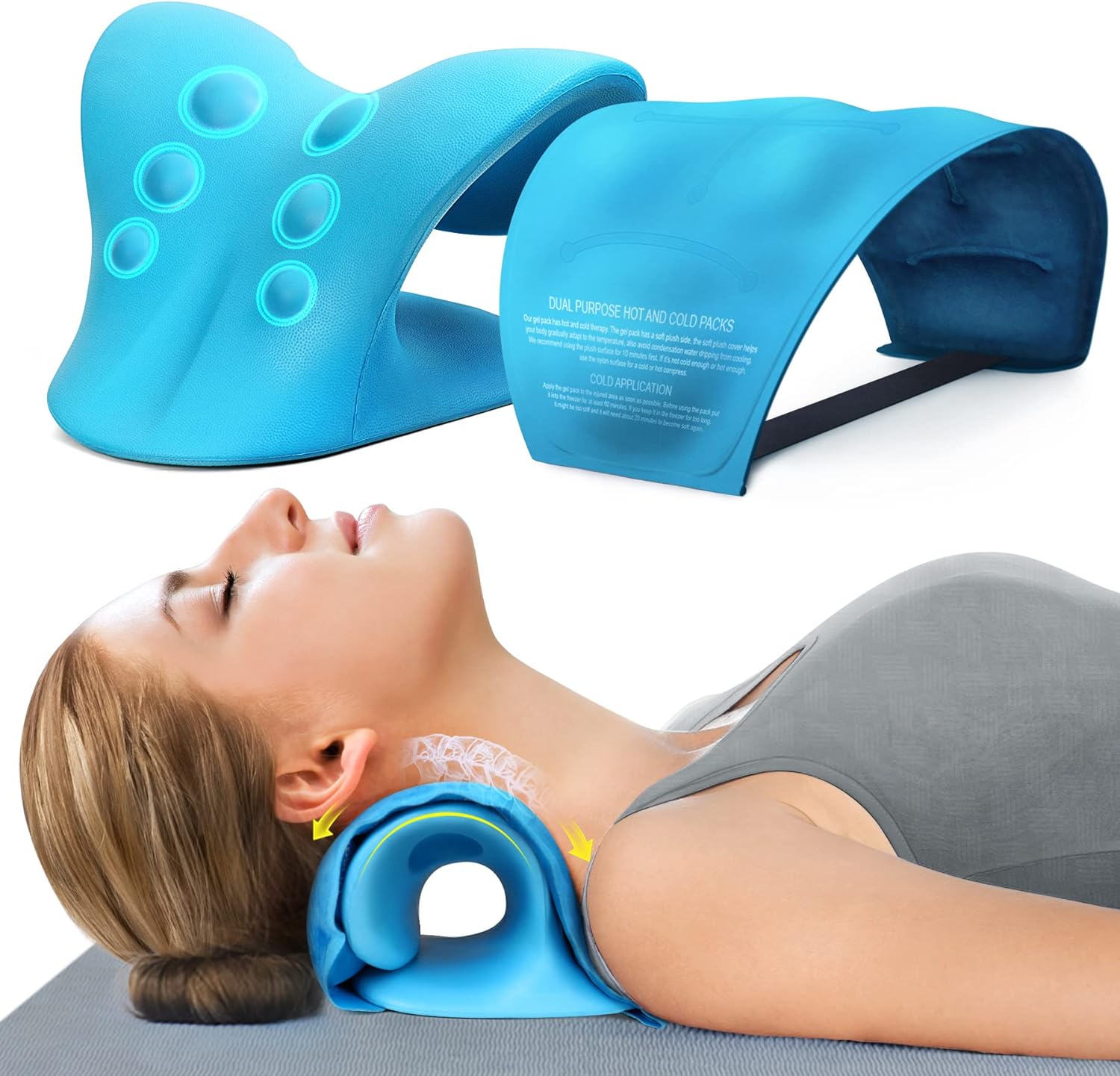 Almohada Para Cuello Hombros Tracción Cervical