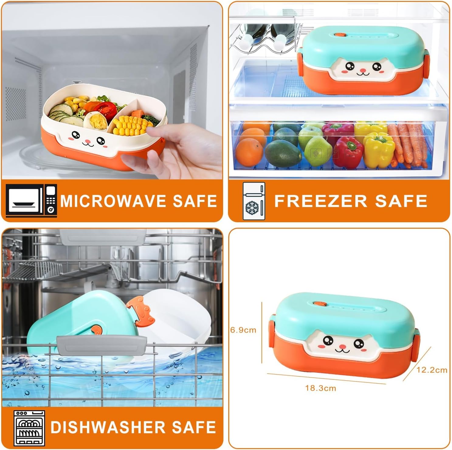 Tupper Contenedor Infantil De Alimentos Duende Teletiendauy