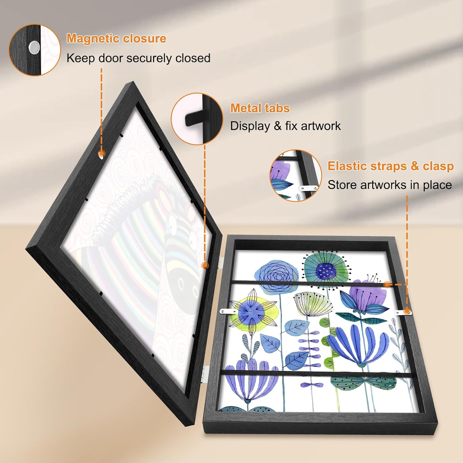 Marco De Arte Infantil Intercambiable Y Frontal