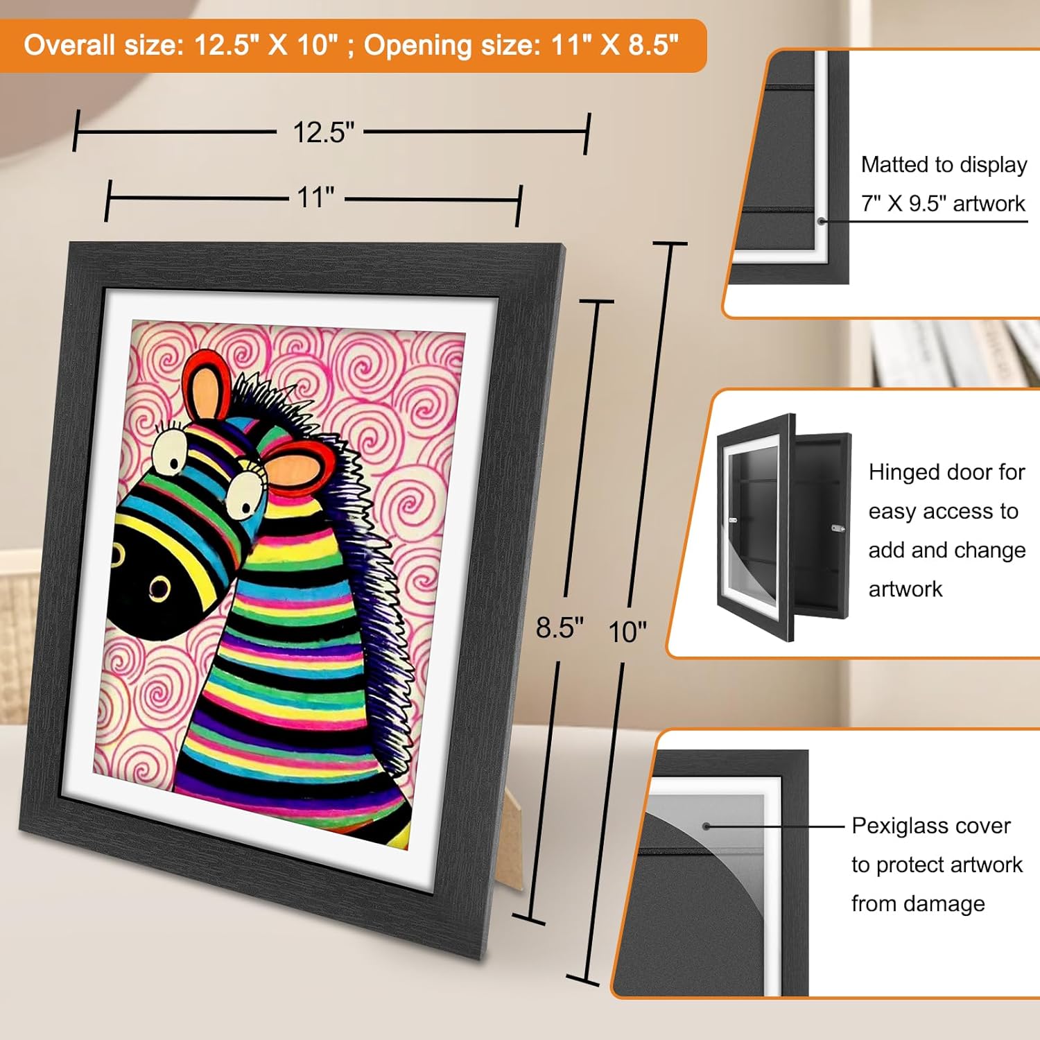 Marco De Arte Infantil Intercambiable Y Frontal