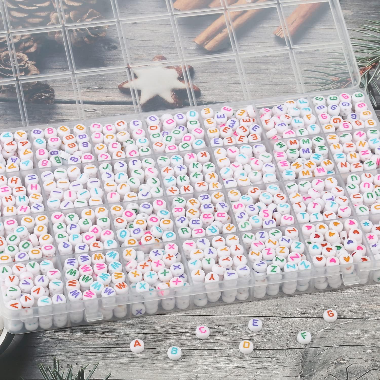 Kit De Cuentas Acrílicas Coloridas Manualidades