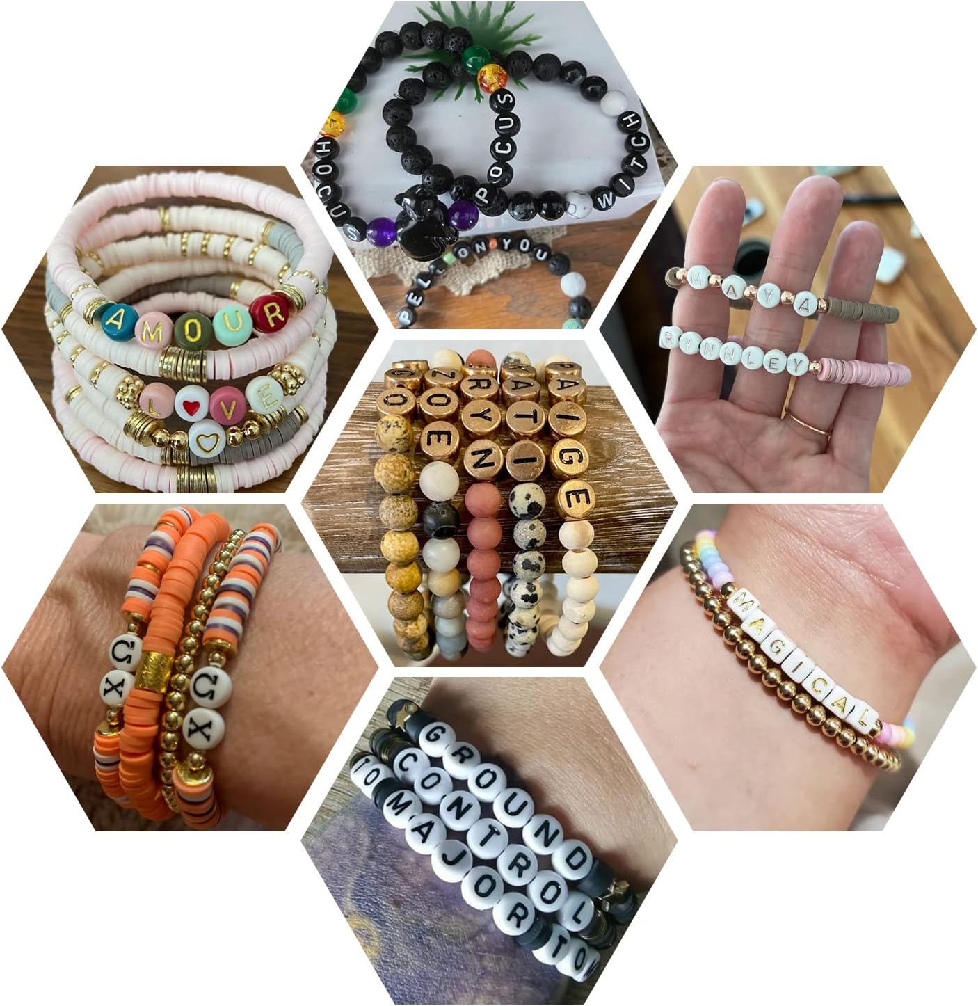 Kit De Cuentas Acrílicas Coloridas Manualidades