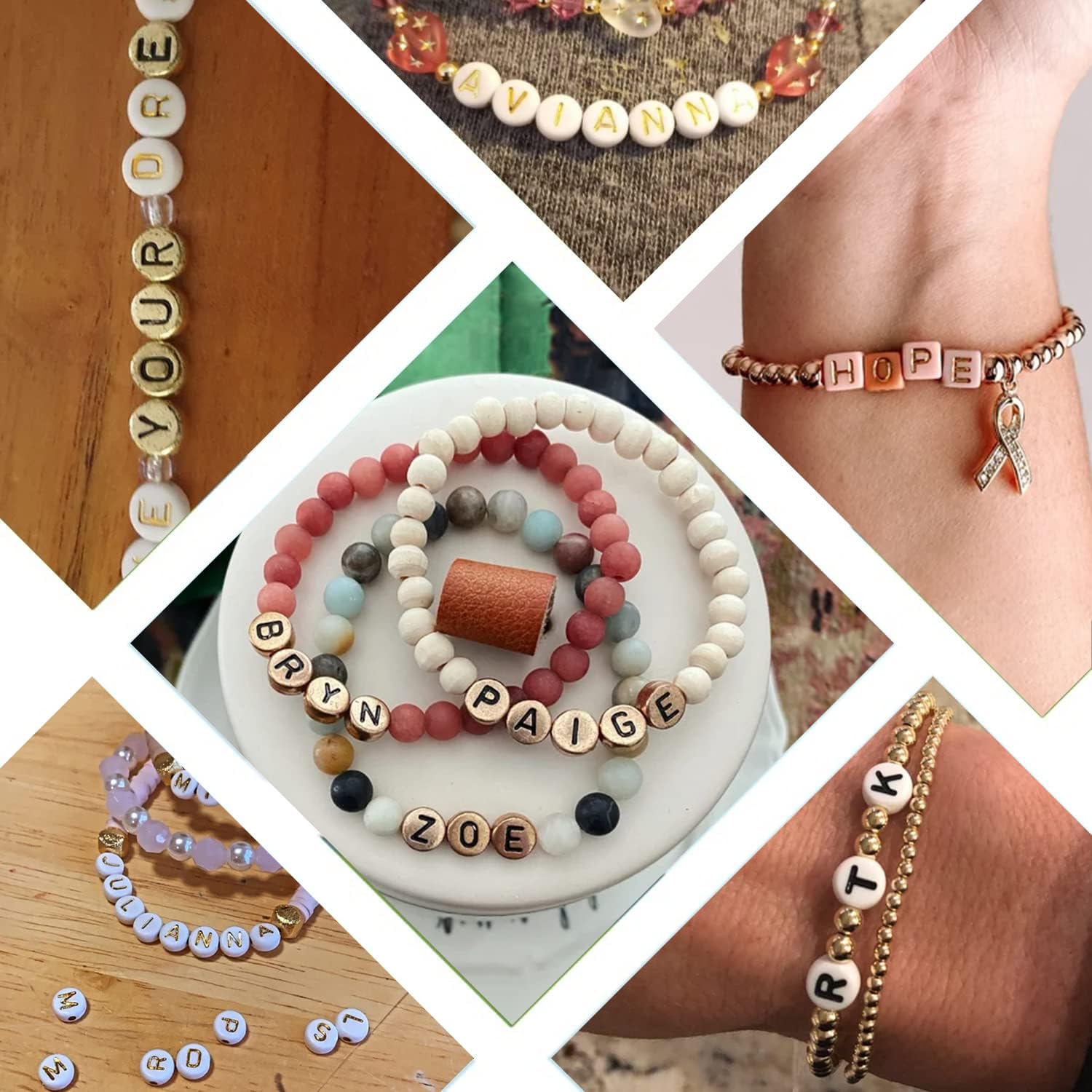 Kit De Cuentas Acrílicas Coloridas Manualidades