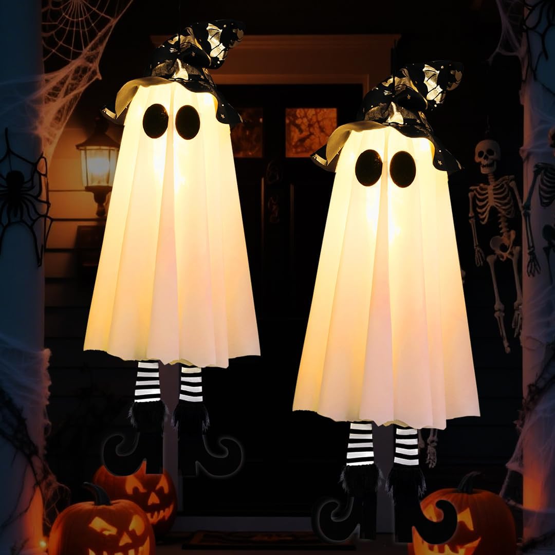 Luces Fantasma Colgantes De Halloween A Pilas