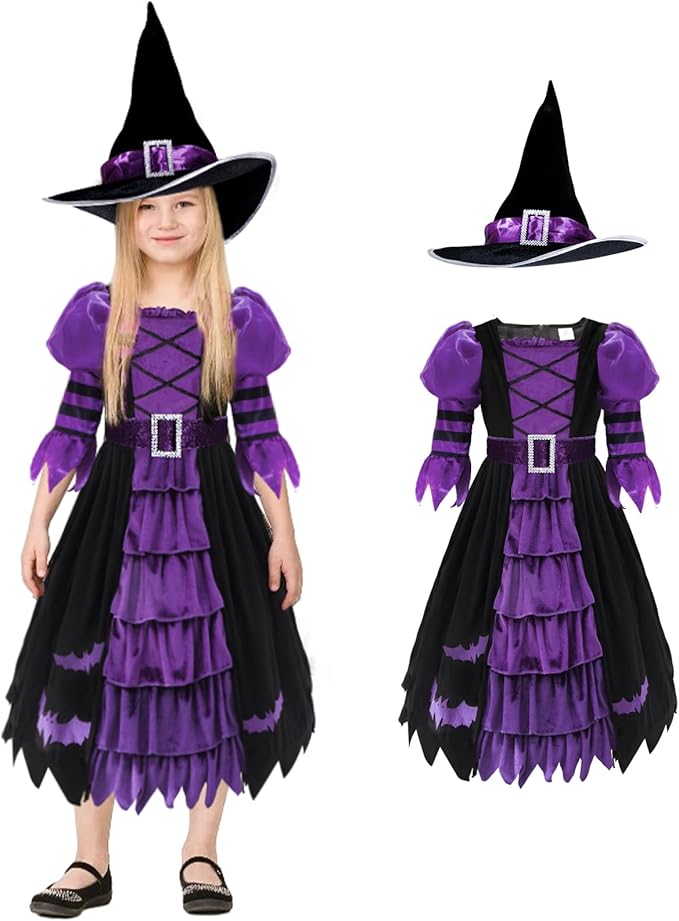 Disfraz De Bruja Terror De Halloween Infantil