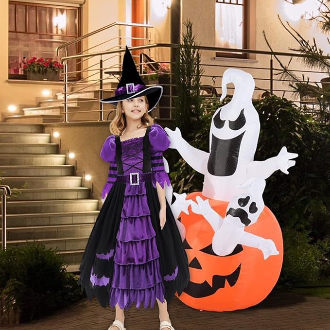 Disfraz De Bruja Terror De Halloween Infantil