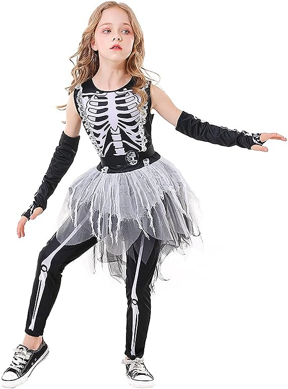 Disfraz De Esqueleto Fantasma Terror Completo