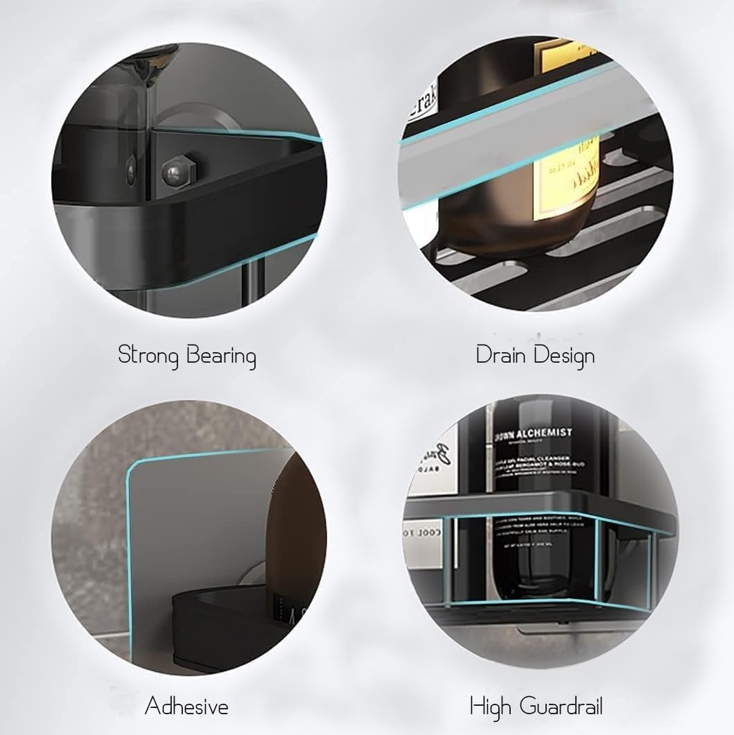 Organizador De Ducha 2 Estantes + Jabonera