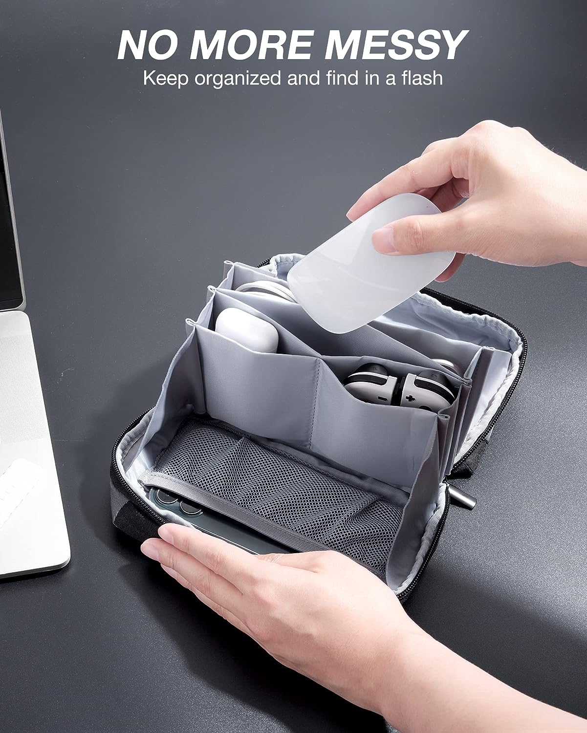 Bolso Organizador De Electrónica Gran Capacidad