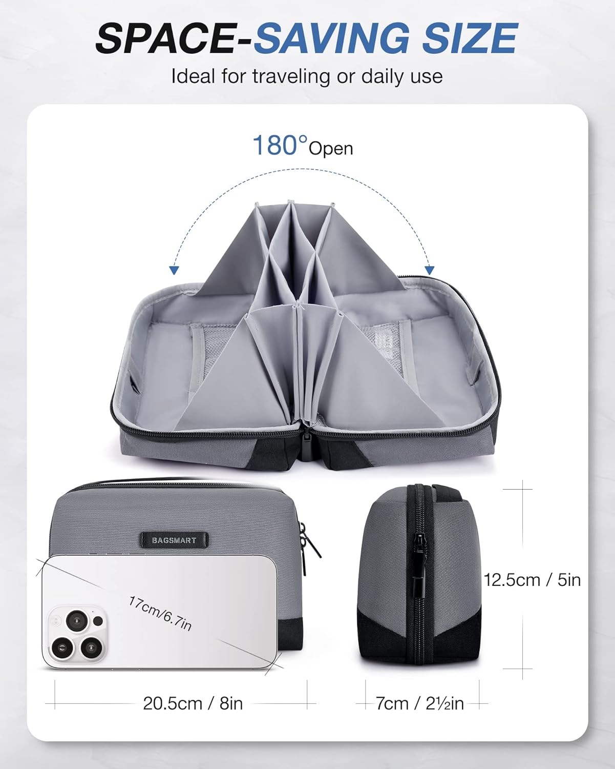 Bolso Organizador De Electrónica Gran Capacidad