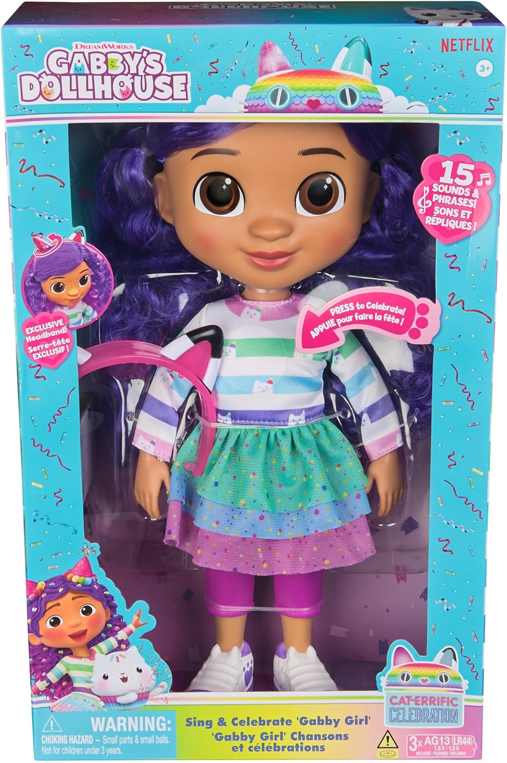 Gabbys Dollhouse Muñeca Gabby Grande Original
