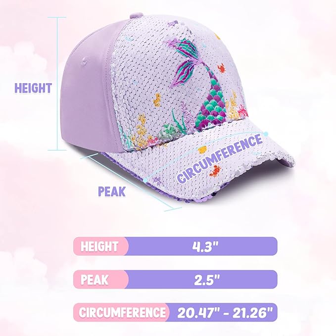 Gorra Para Sol Infantil De Unicornos O Sirenas