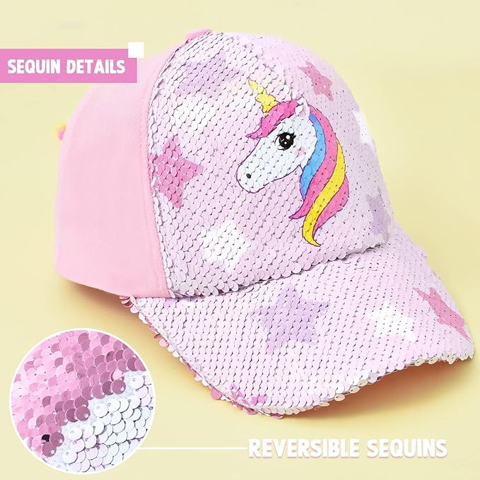 Gorra Para Sol Infantil De Unicornos O Sirenas