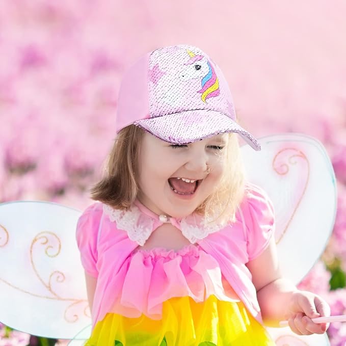 Gorra Para Sol Infantil De Unicornos O Sirenas
