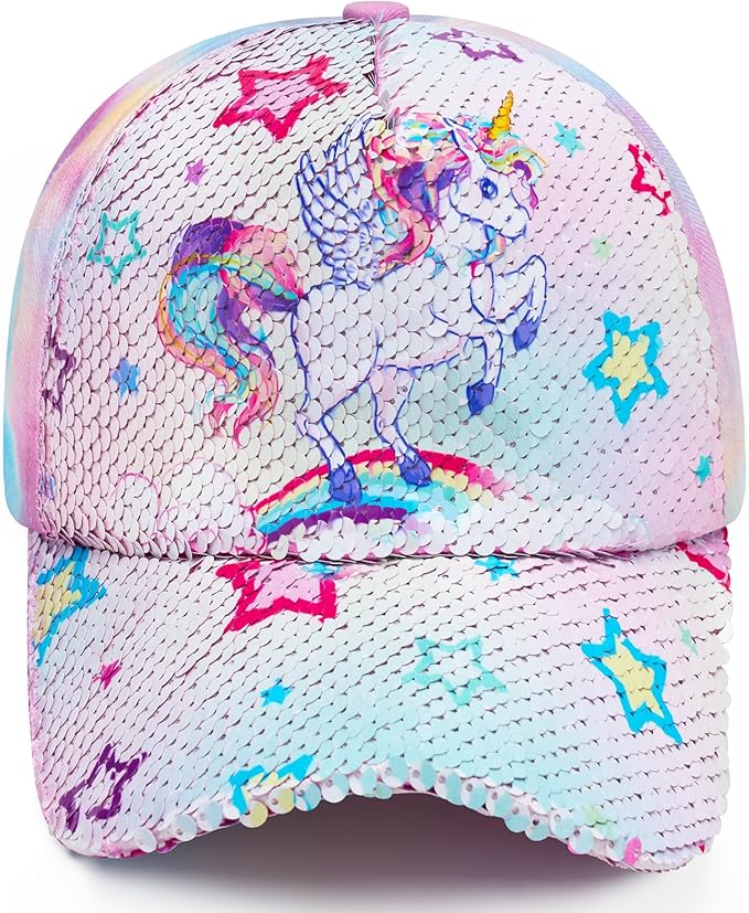 Gorra Para Sol Infantil De Unicornos O Sirenas