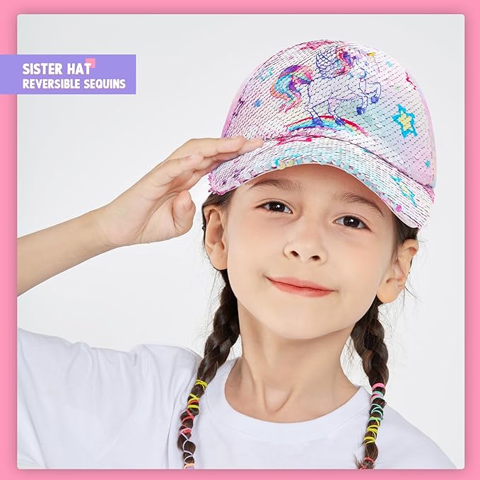 Gorra Para Sol Infantil De Unicornos O Sirenas