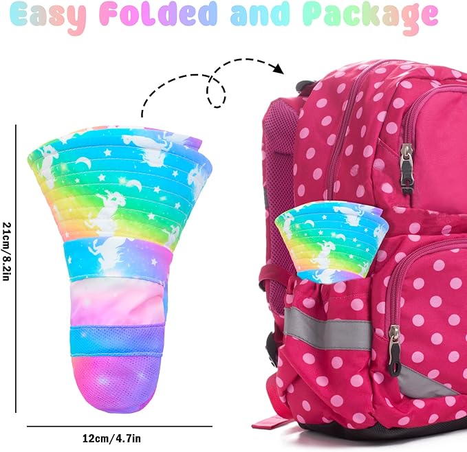 Gorro Para Niñas Con Protección Uv Unicornio