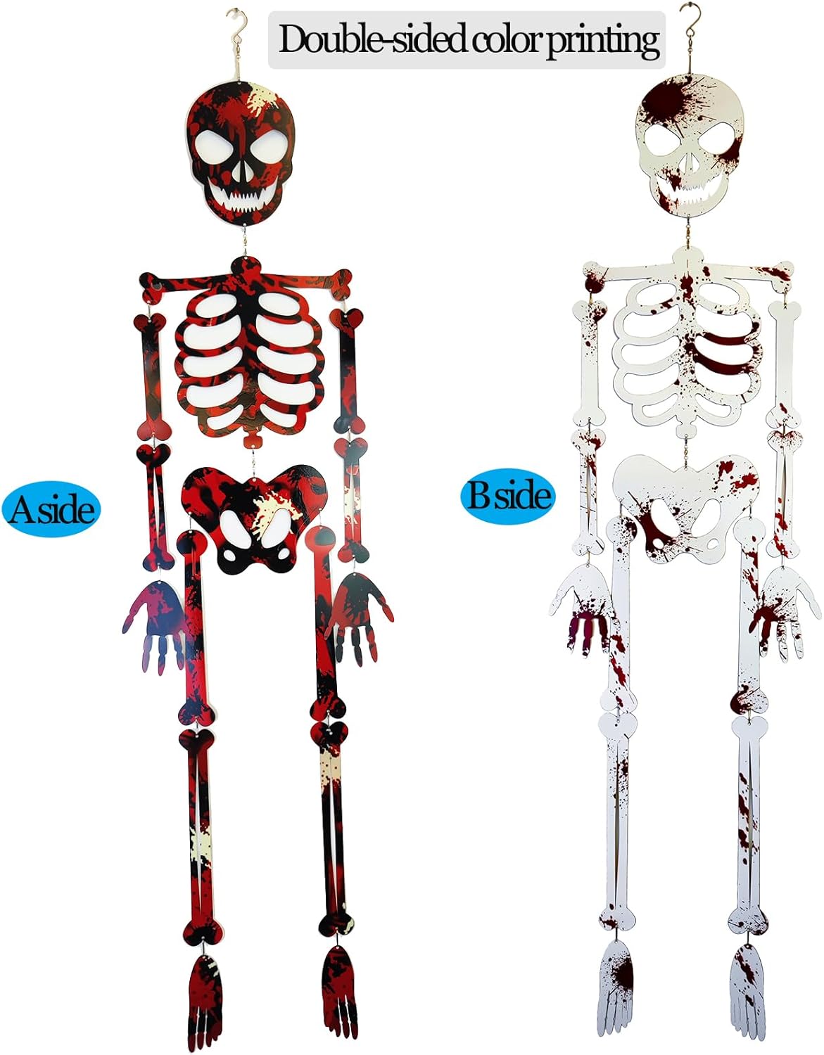 Decoración De Halloween Esqueleto Colgant 1.30m