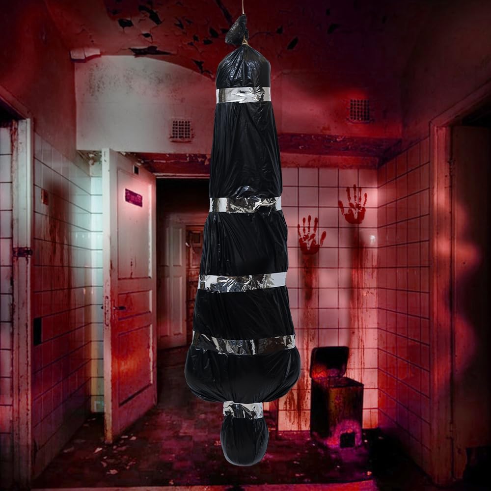 Deco Halloween Cadaver Víctima De 1.5 M De Alto