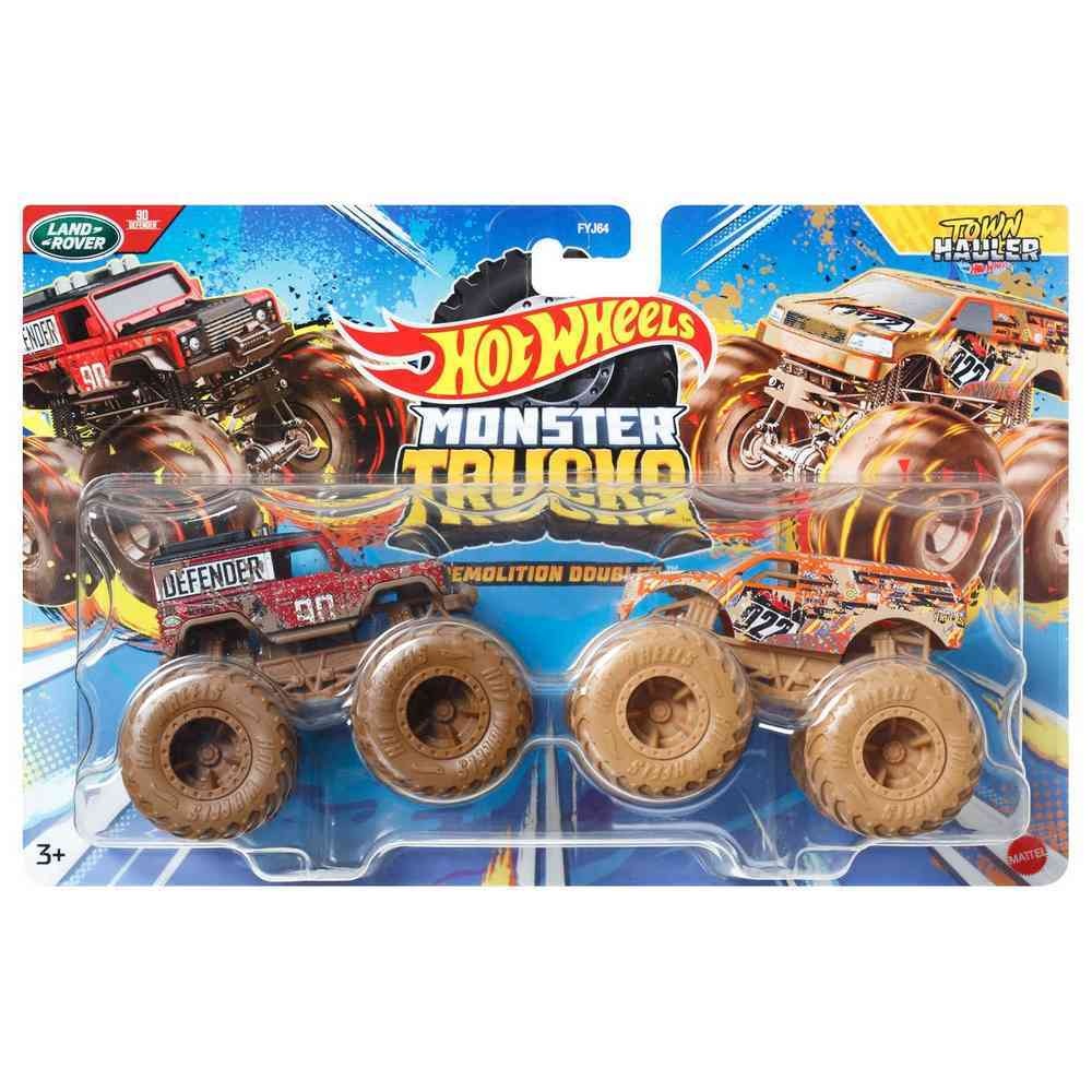 Hot Wheels Monster Trucks x2 varios diseños Teletiendauy