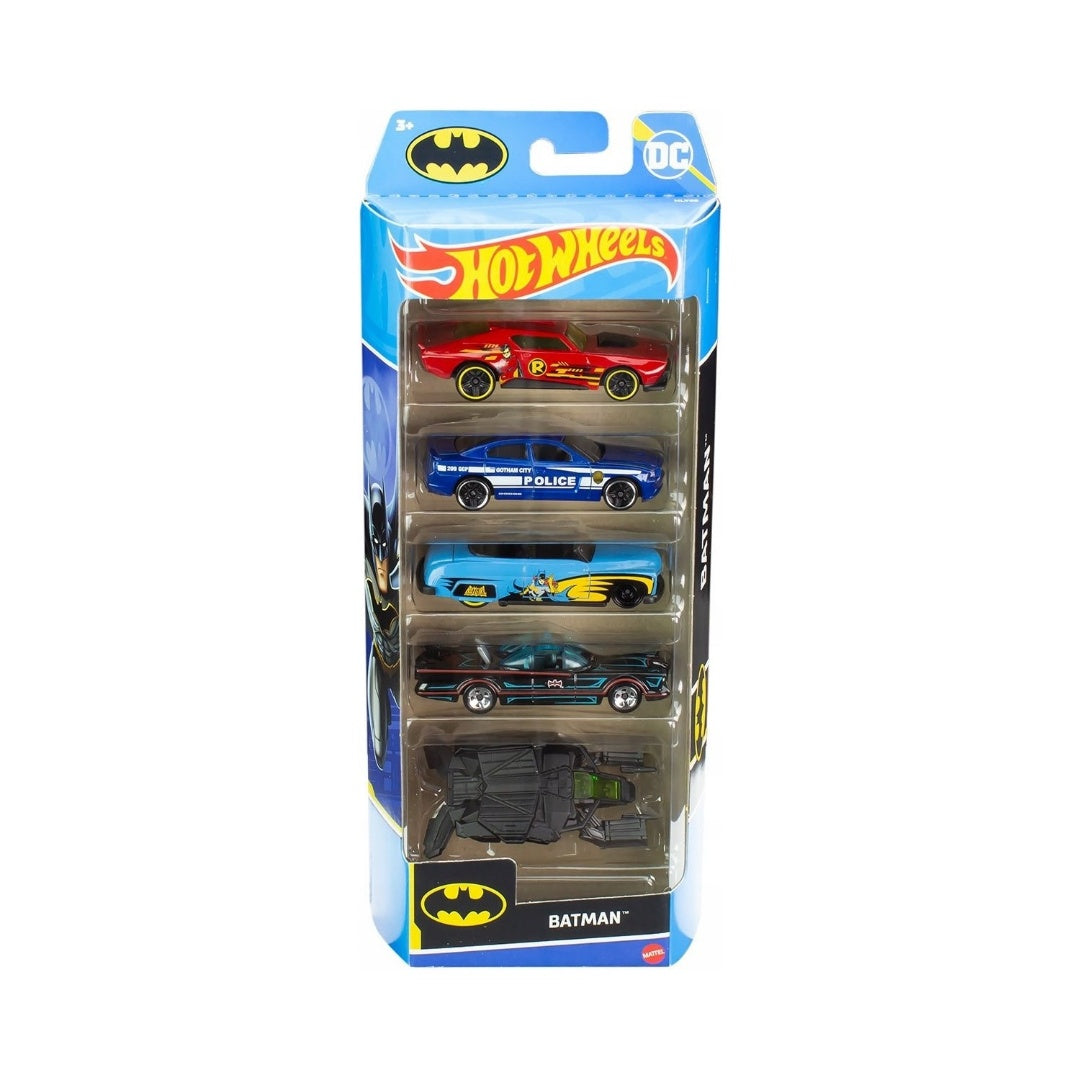 Hot Wheels Batman Juego De 5 Autos Escala 1:64