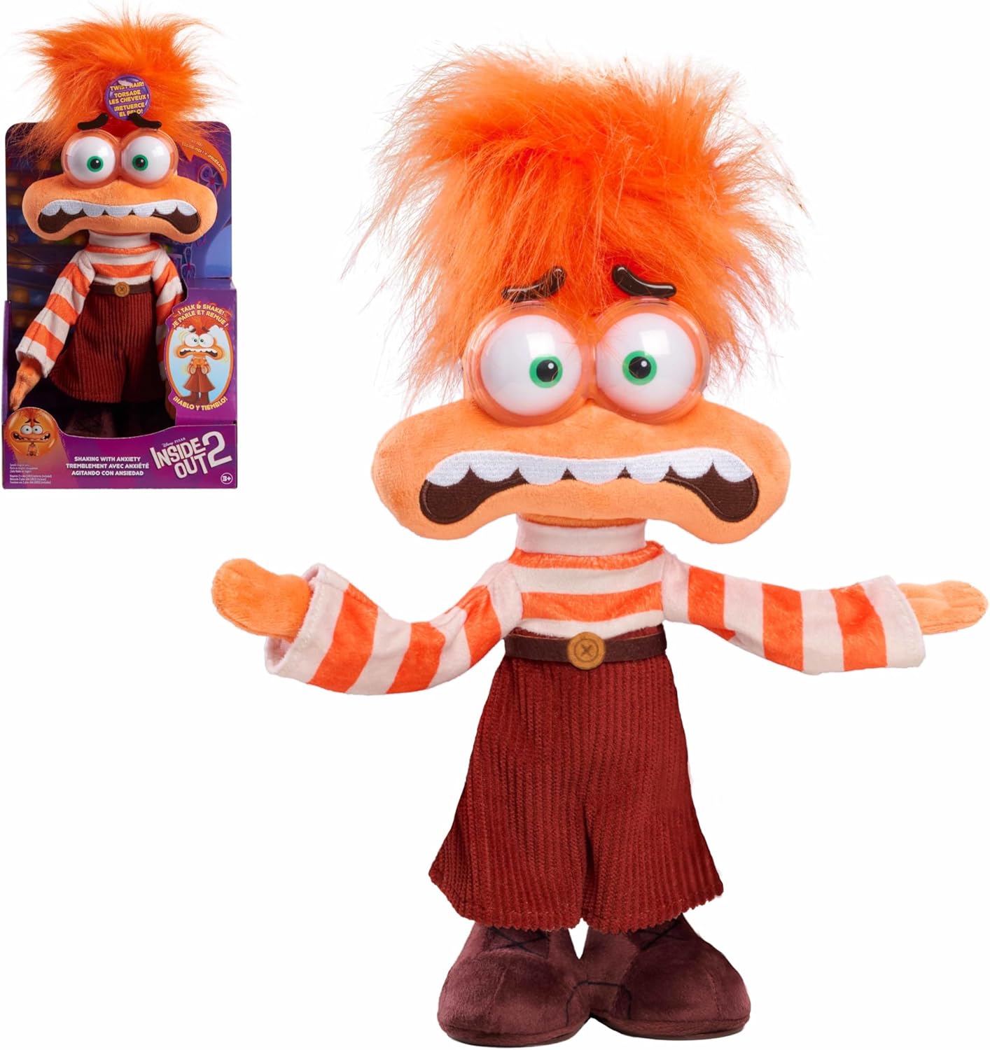 Peluche Intensamente Con Vibración Y Sonido