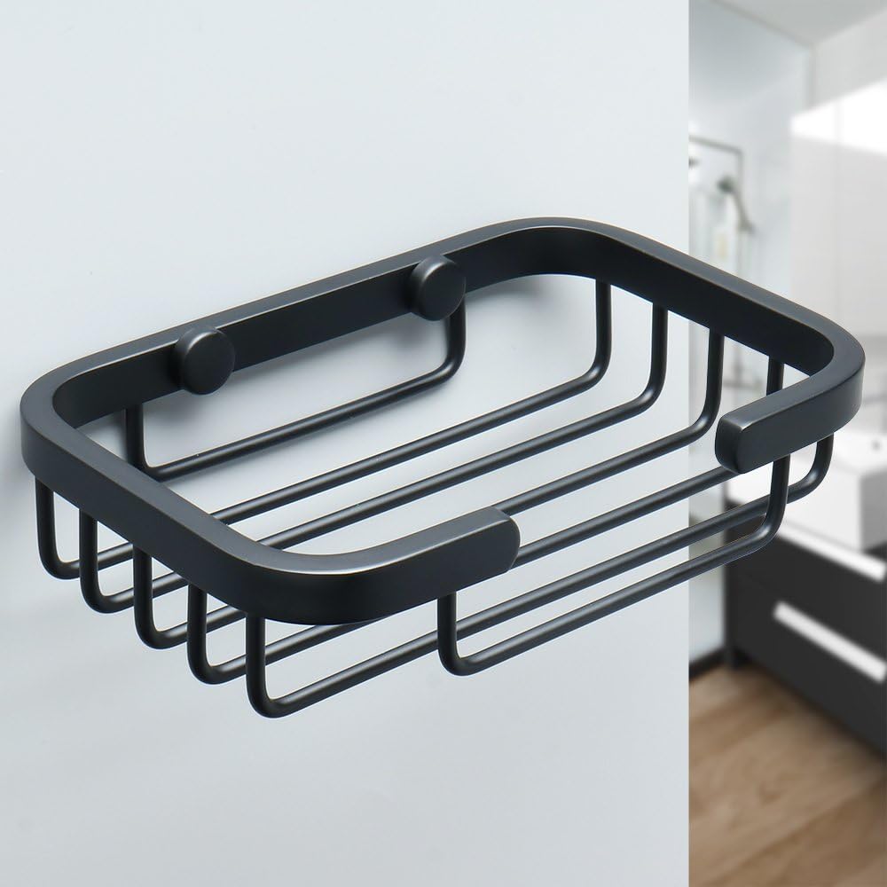 Jabonera Con Soporte De Pared Acero Inoxidable