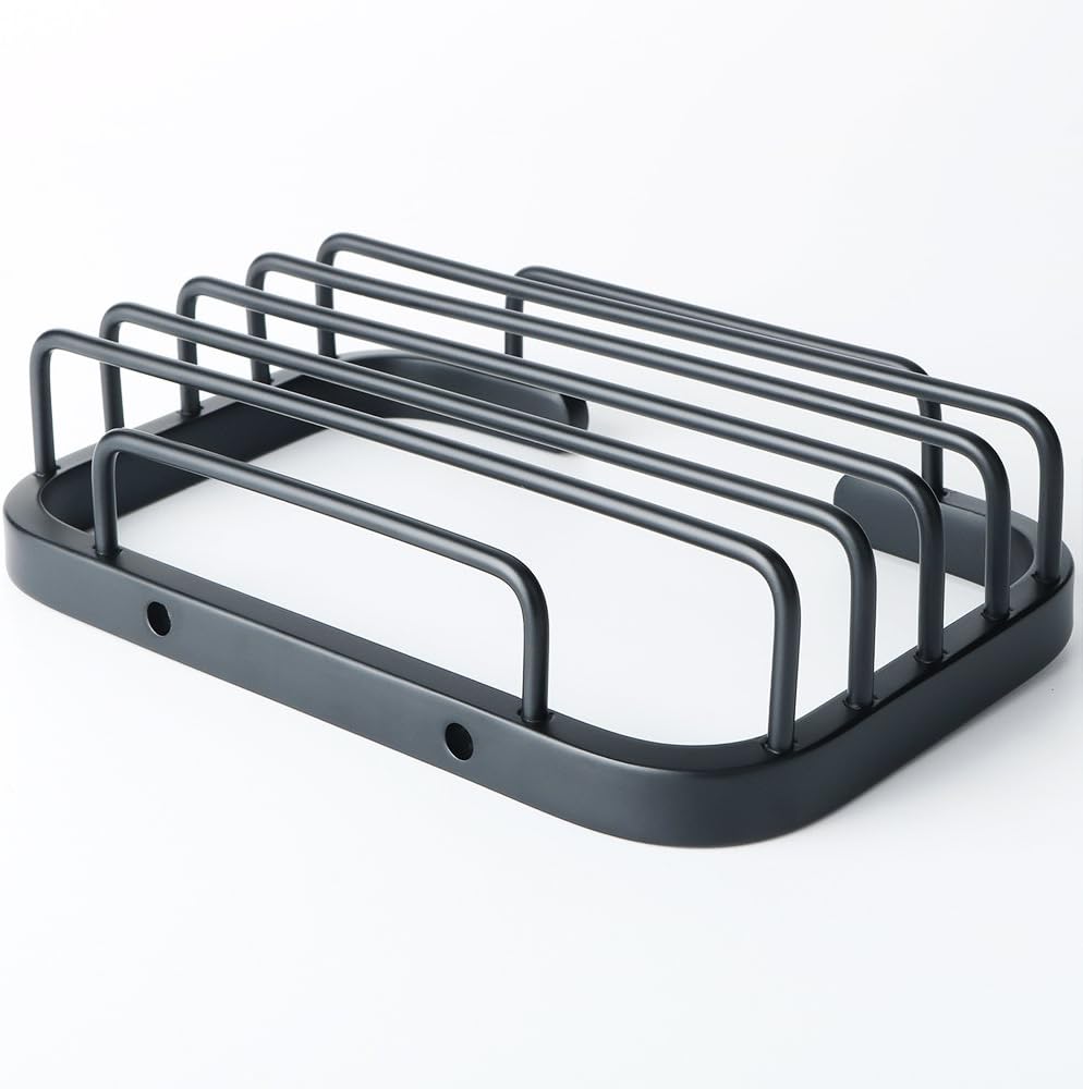 Jabonera Con Soporte De Pared Acero Inoxidable