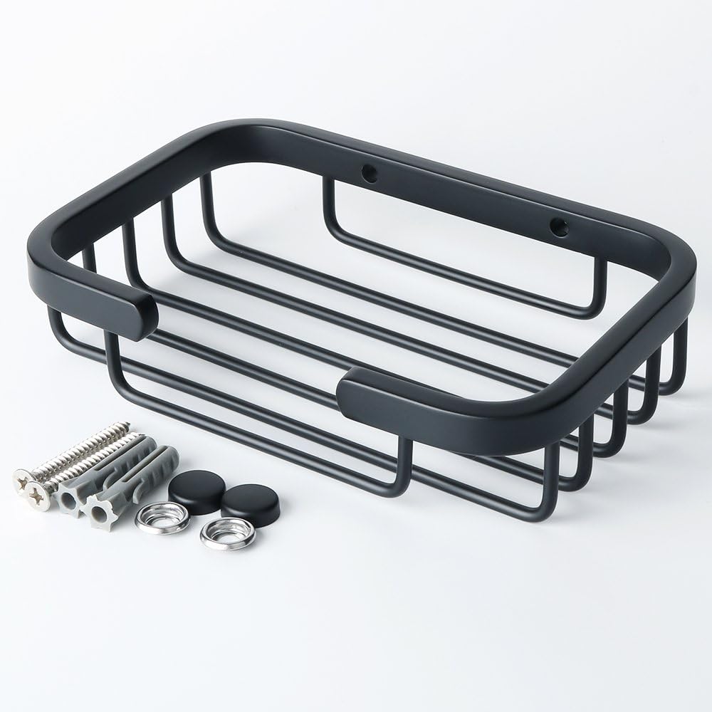 Jabonera Con Soporte De Pared Acero Inoxidable