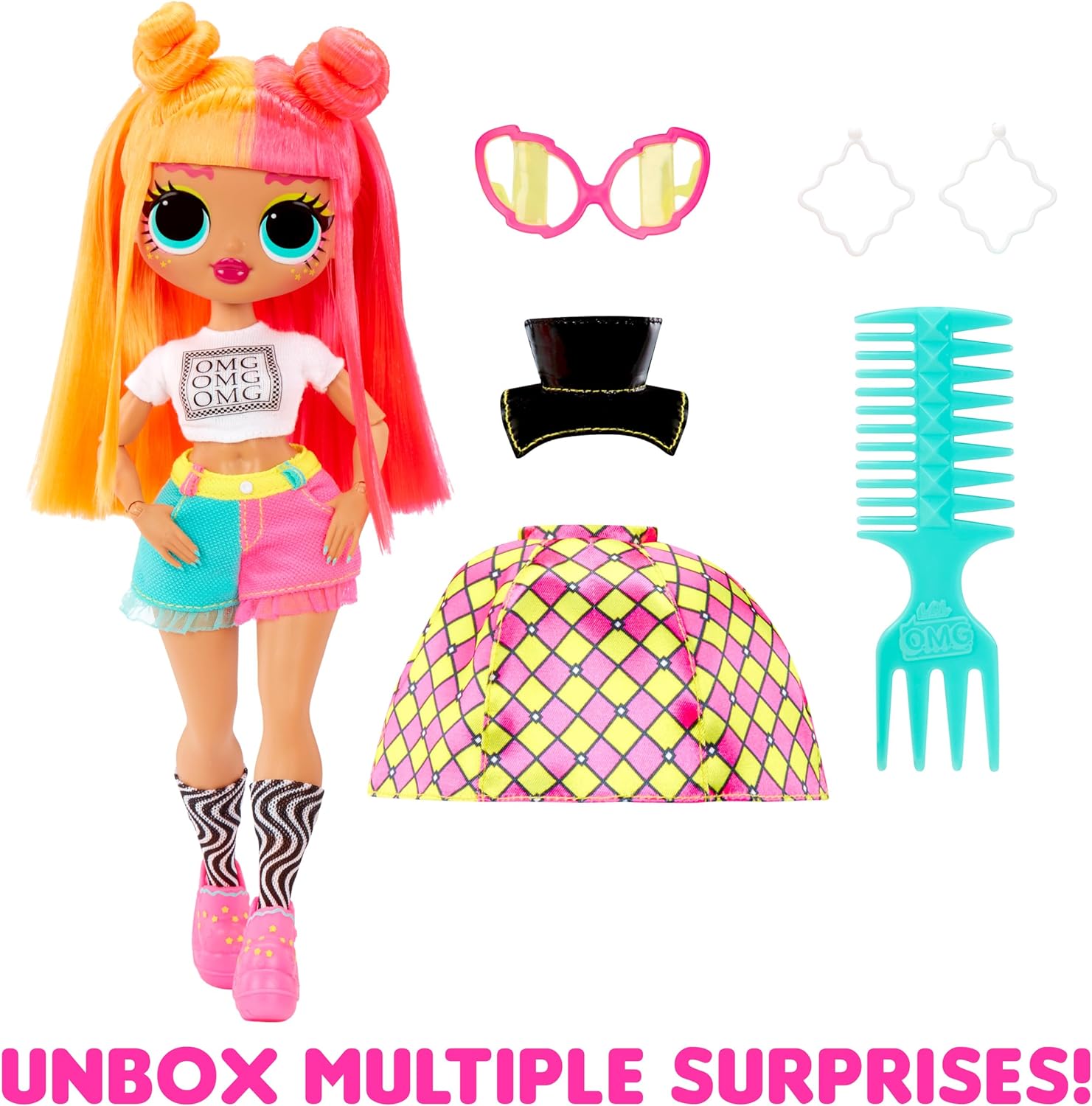 Lol Surprise Omg Muñeca Neonlicious 2 Looks
