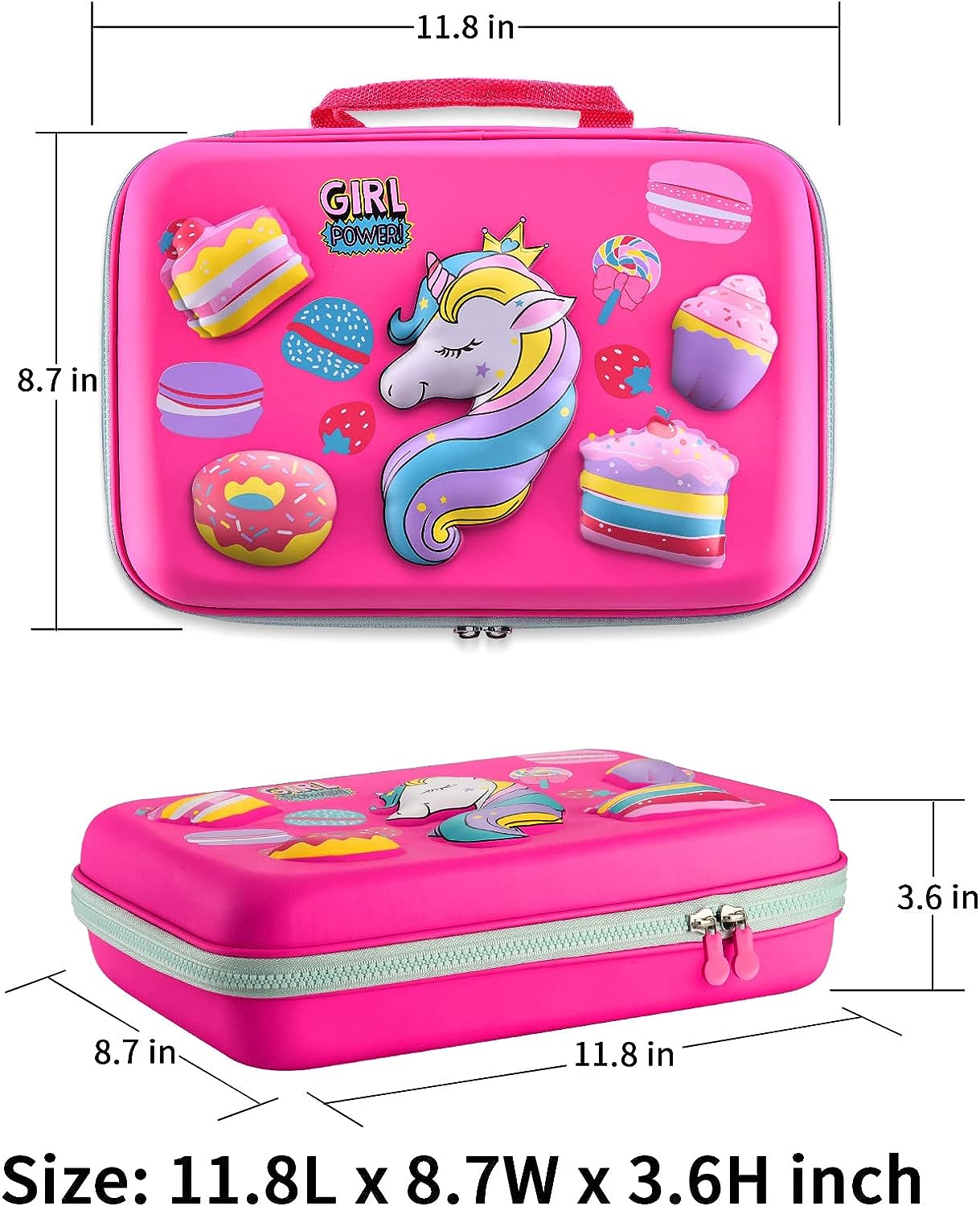 Lonchera 3d Infantil Varios Diseños Completa