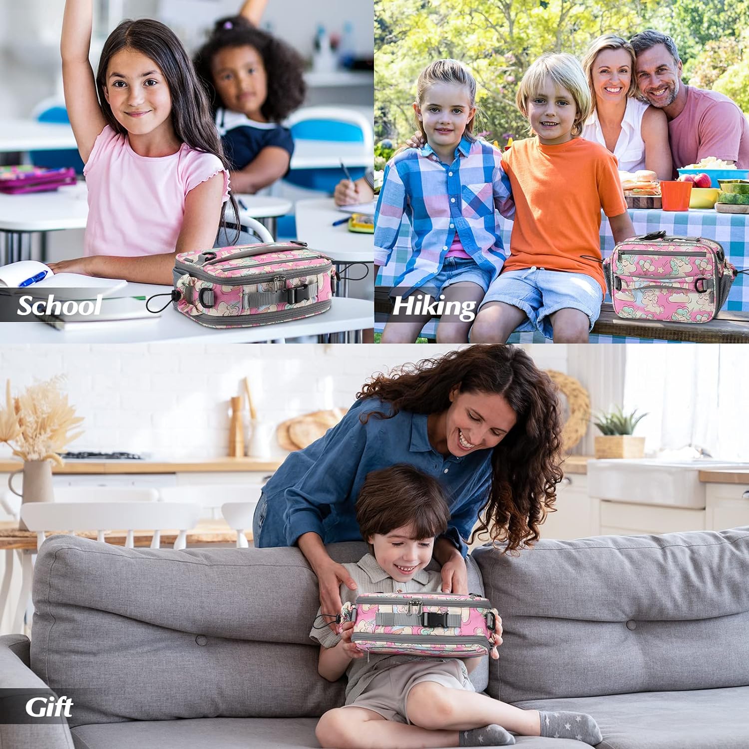 Lonchera Expandible Infantil Aislada 9 Litros