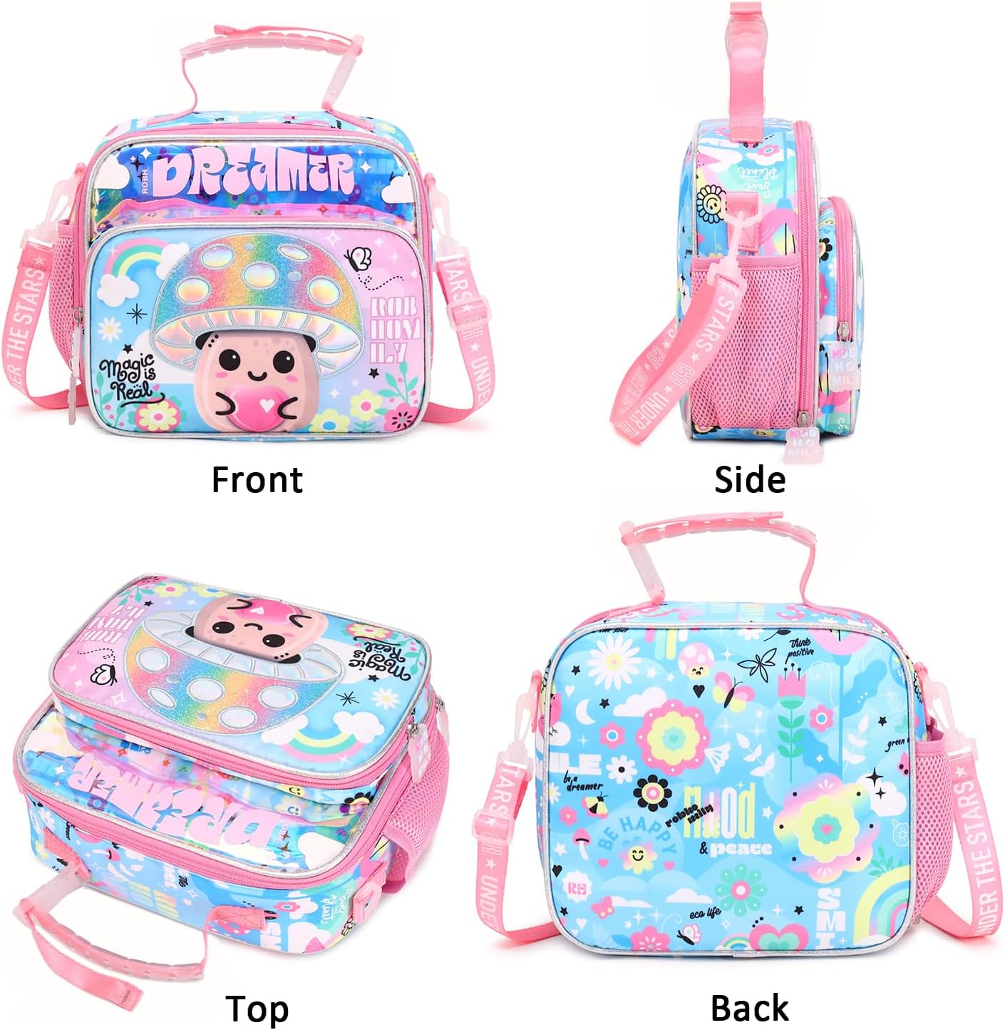 Lonchera Infantil Espaciosa C/ Bolsillo Botella