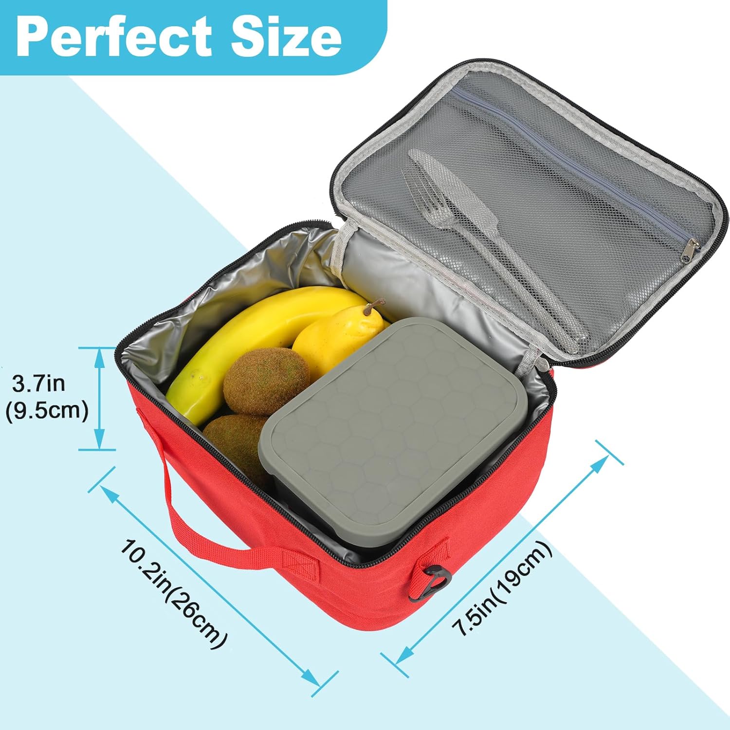 Lonchera Térmica Pokemon Impermeable Con Correa