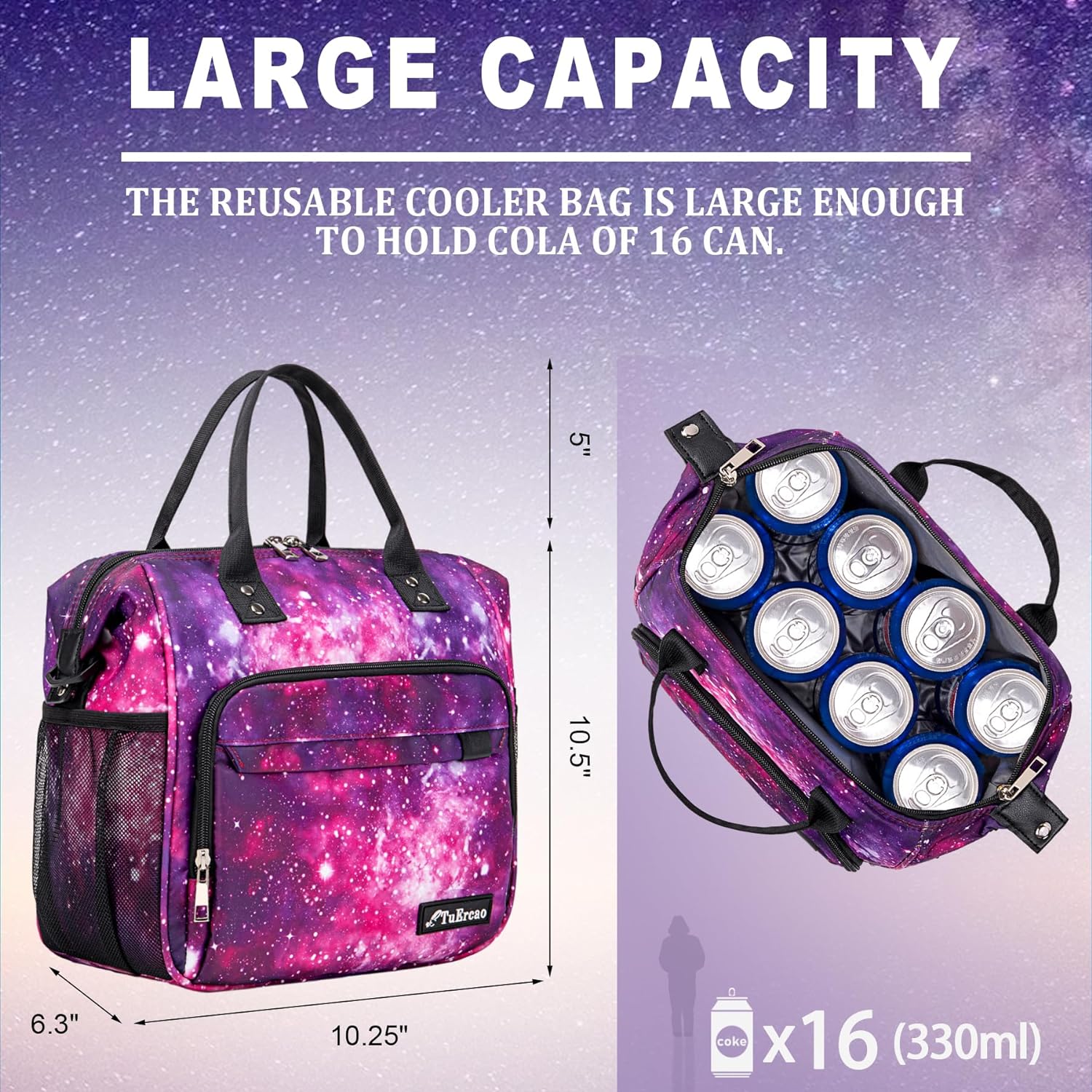 Lunchera Infantil Correa Ajustable Unicornio