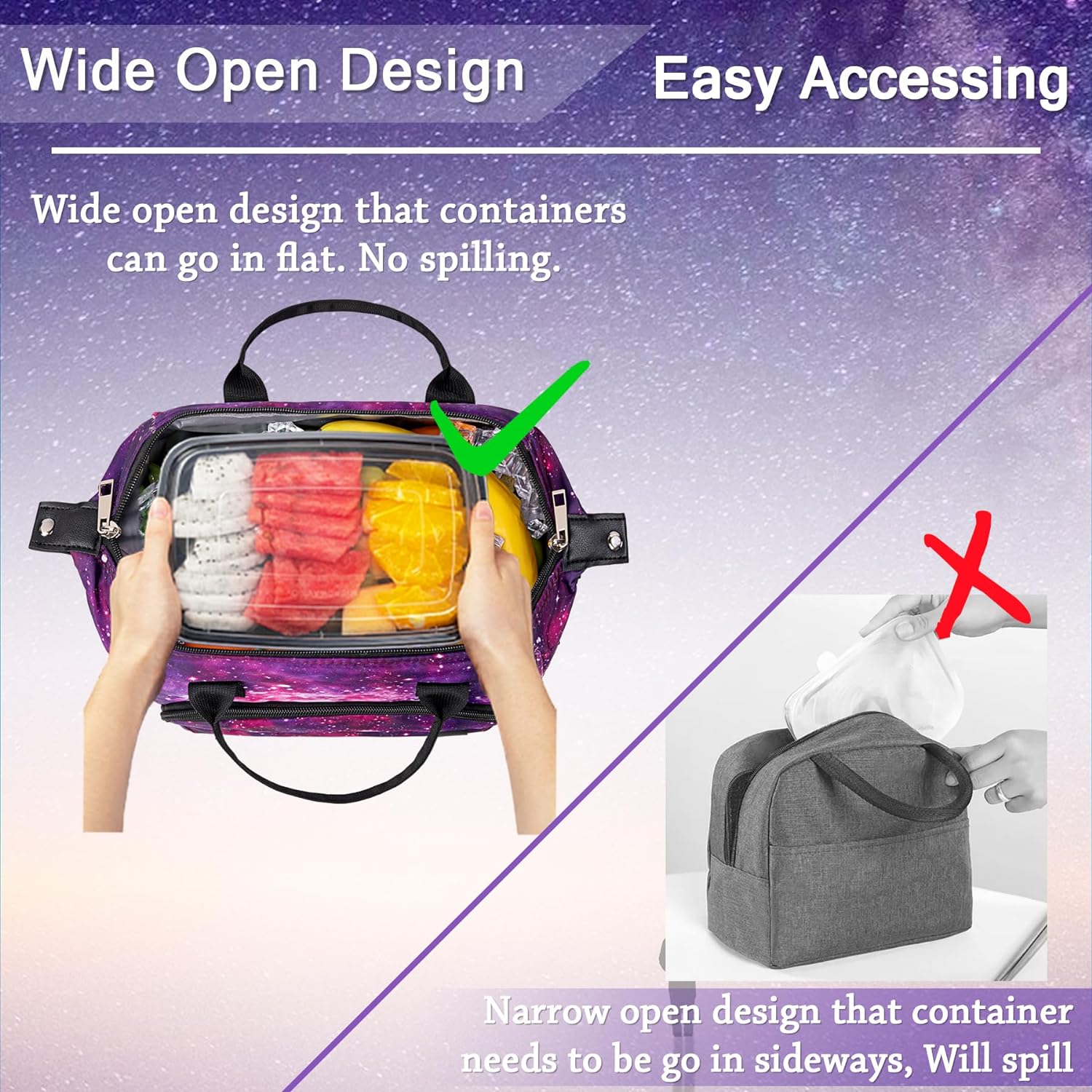 Lunchera Infantil Correa Ajustable Unicornio