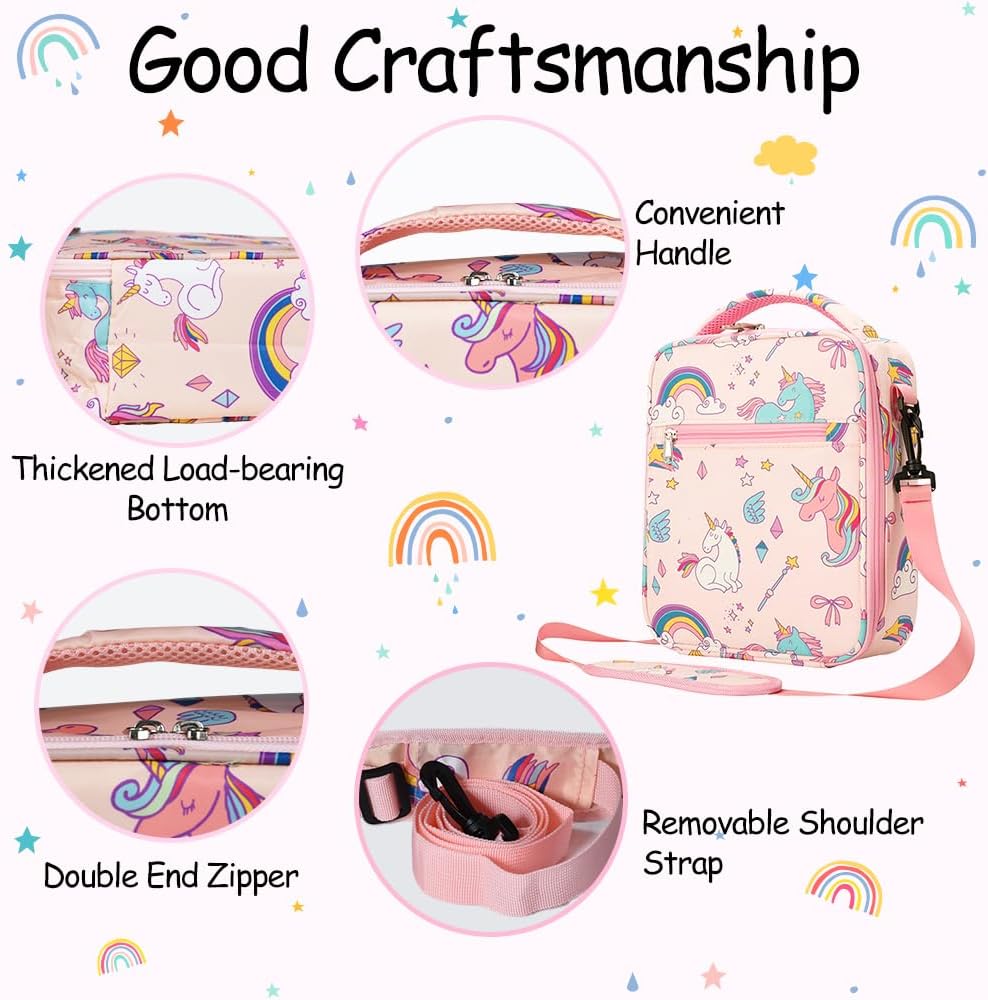 Lonchera Infantil Térmica Con Forro Impermeable