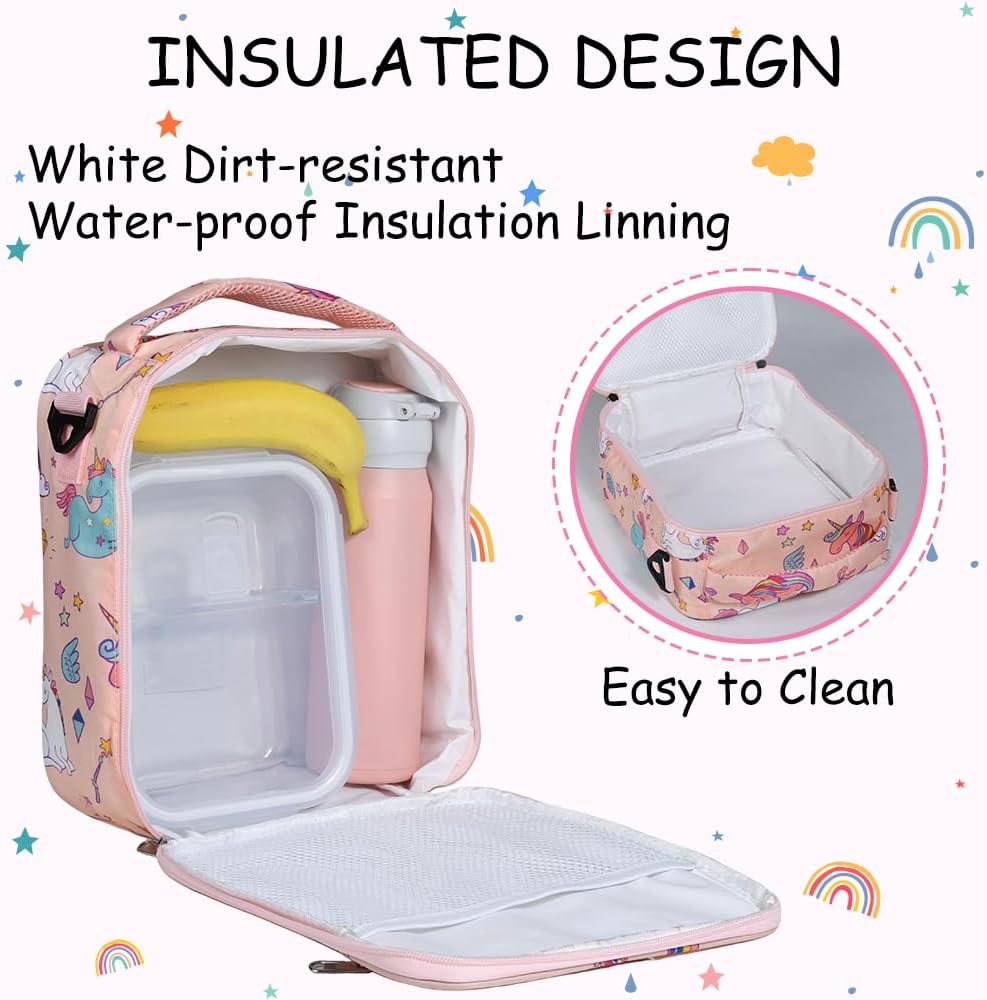 Lonchera Infantil Térmica Con Forro Impermeable