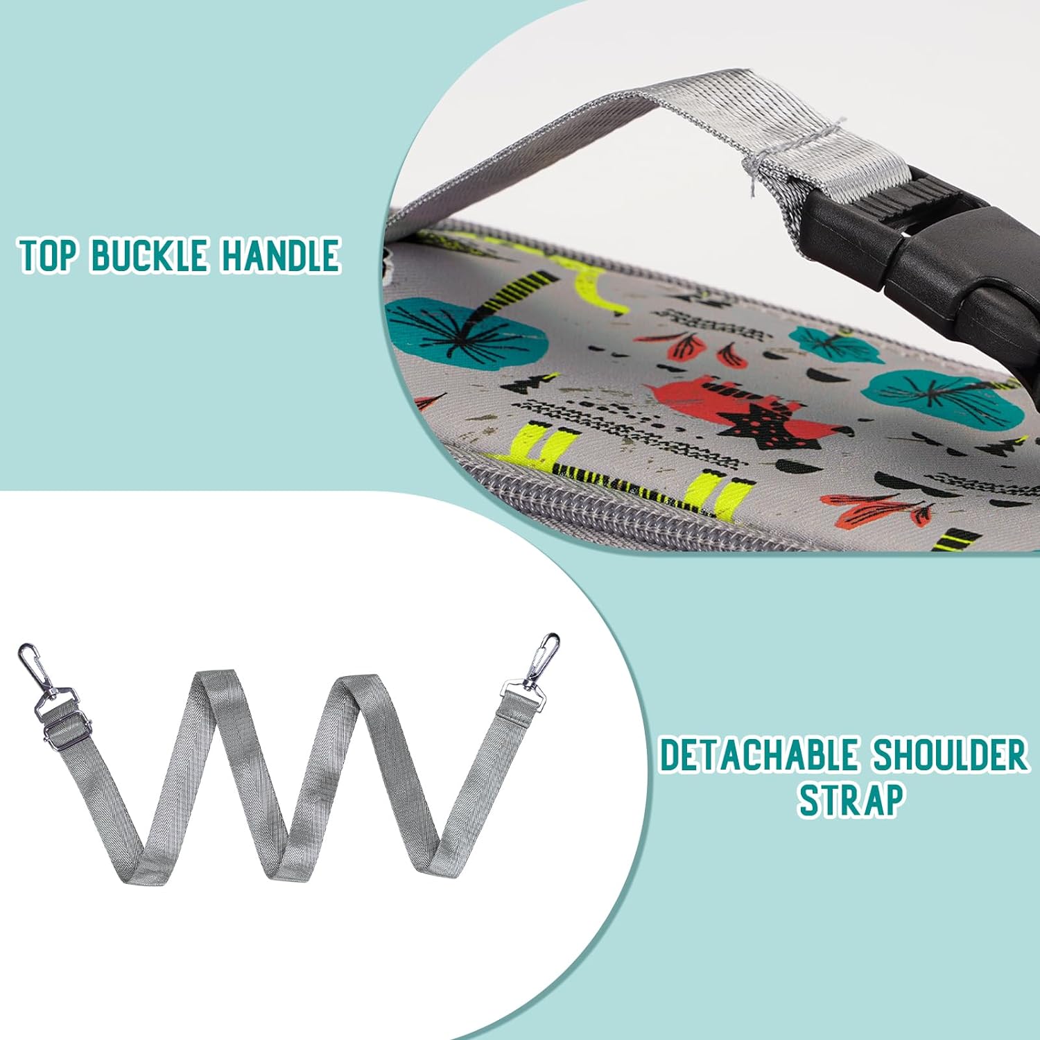 Lonchera Expandible unicornio o dinosaurio Aislamiento Térmico