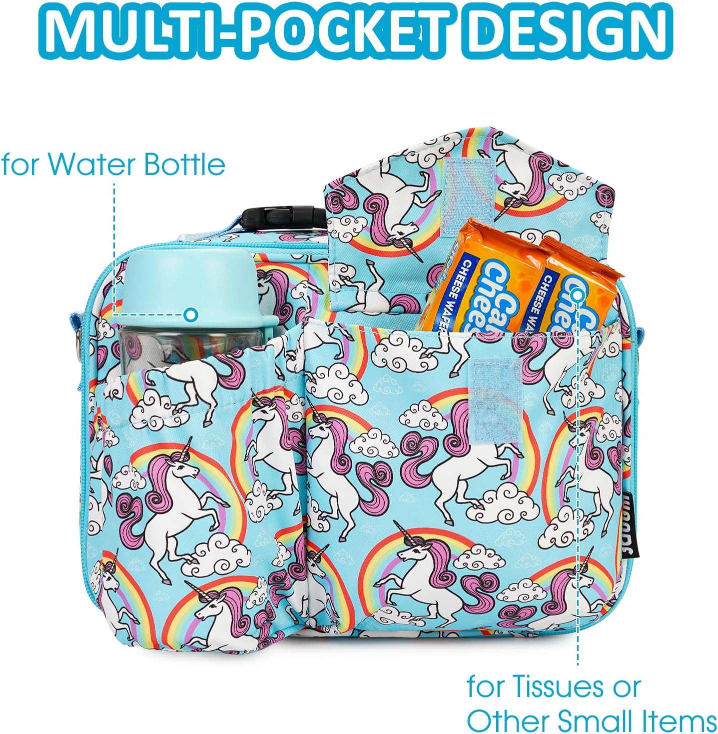 Lonchera Expandible unicornio o dinosaurio Aislamiento Térmico