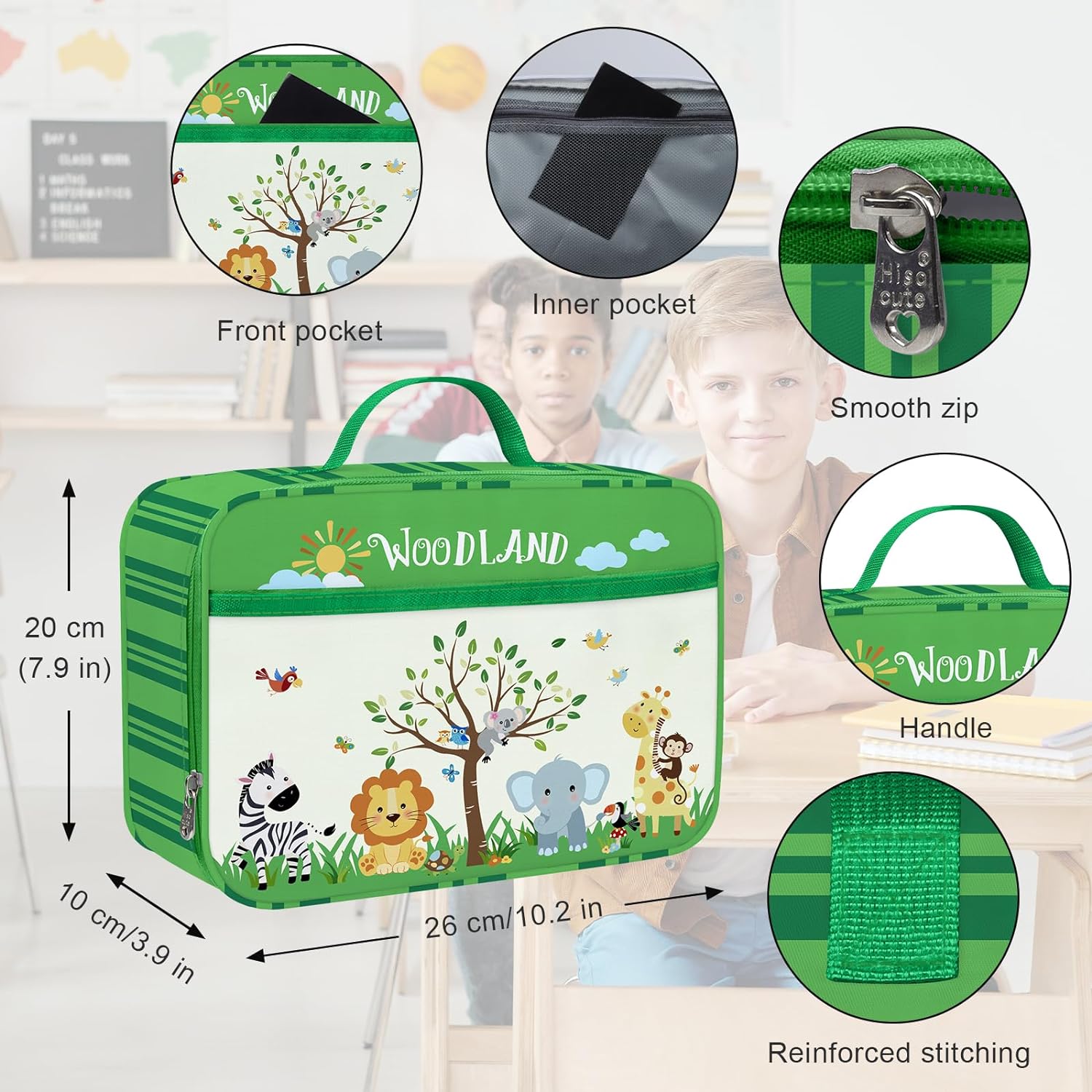 Lonchera Aislada Térmica Diseño Jirafa Y León