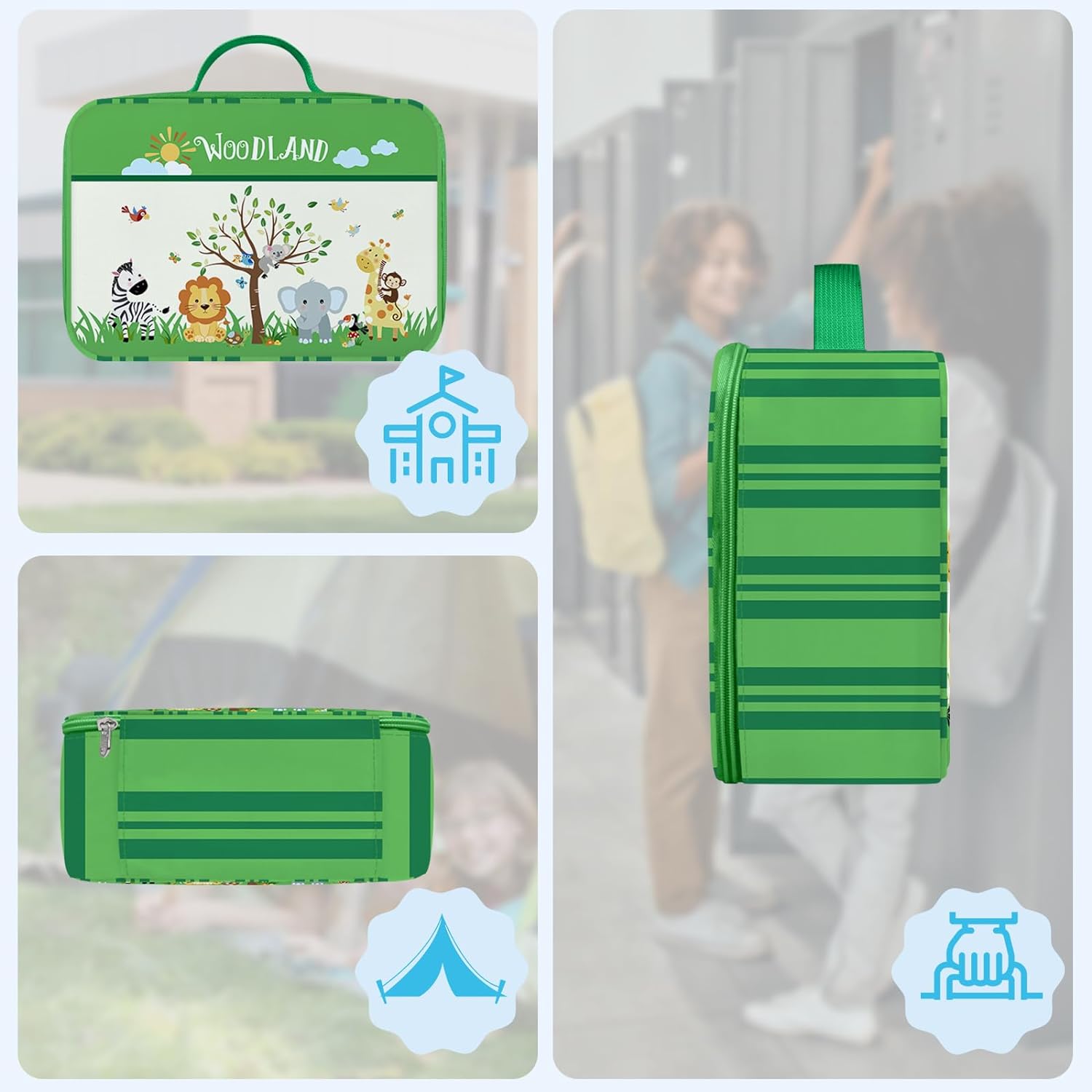 Lonchera Aislada Térmica Diseño Jirafa Y León