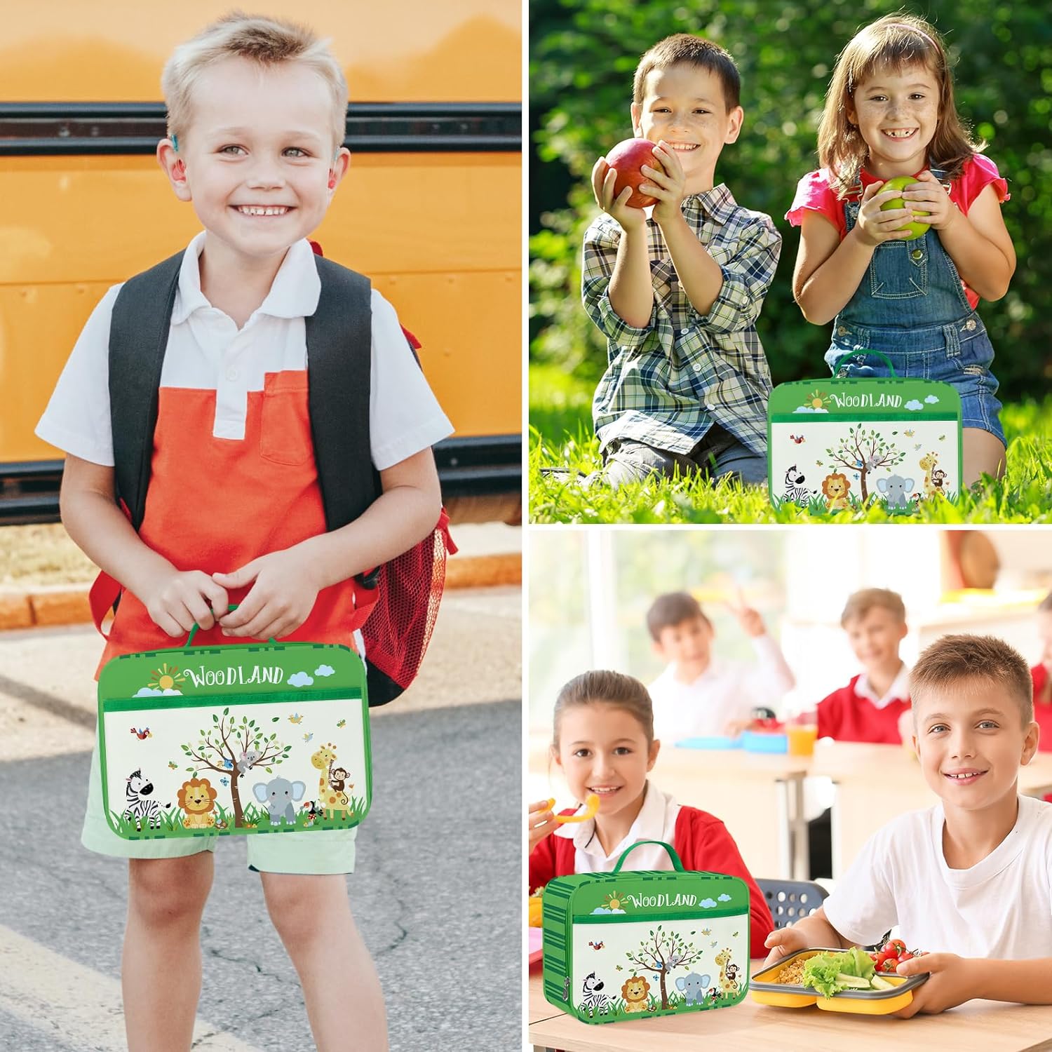 Lonchera Aislada Térmica Diseño Jirafa Y León