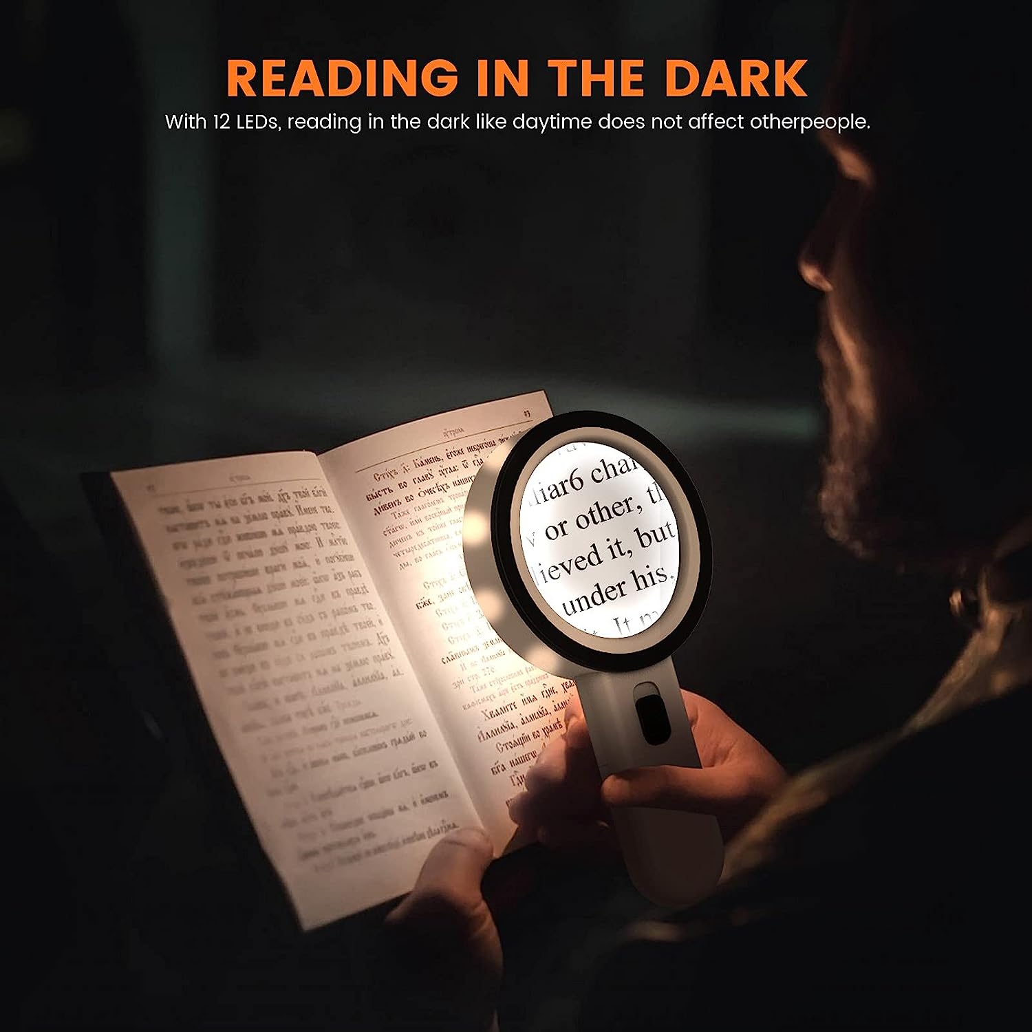 Lupa De Cristal X30 Con Luz Ultrabrillante