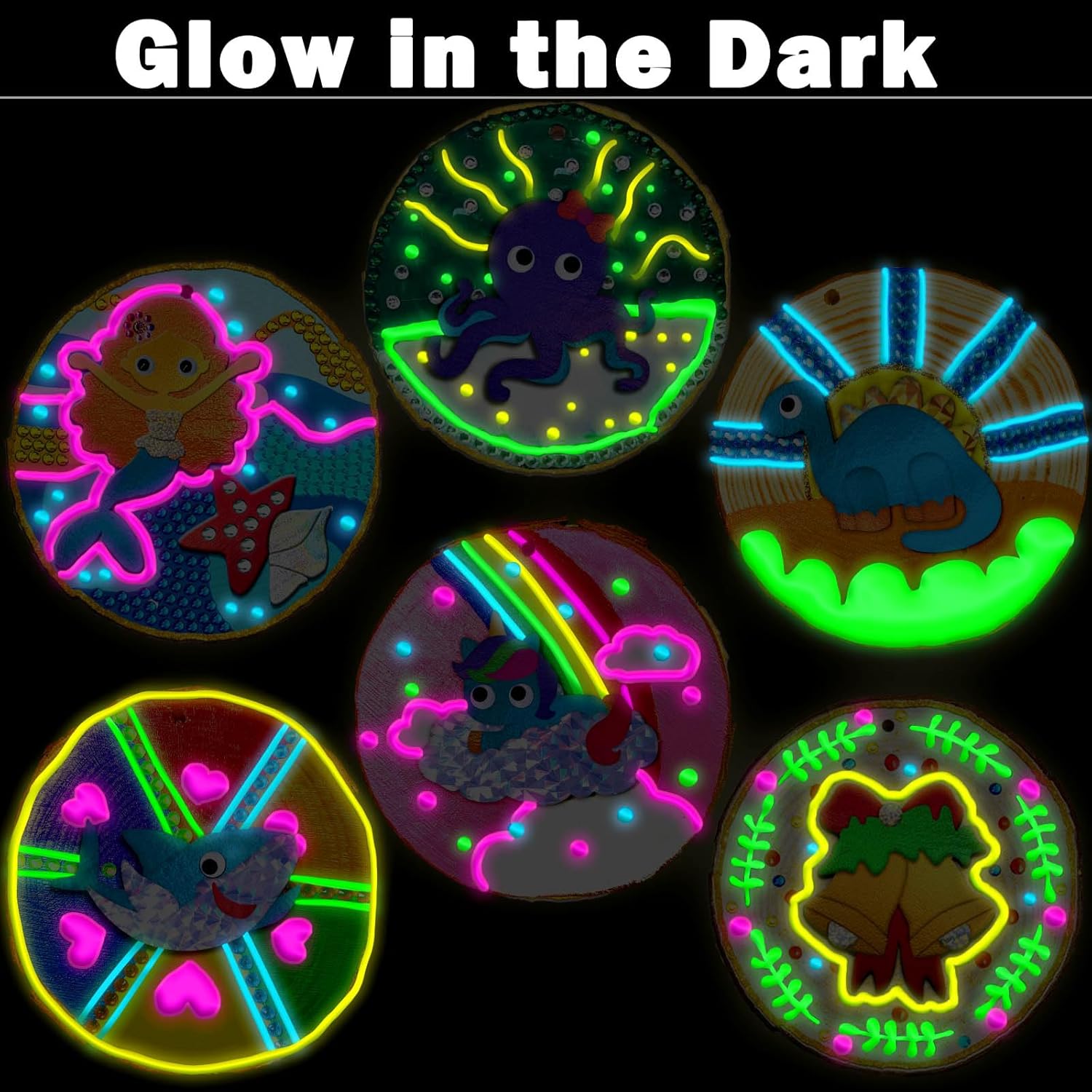 Manualidades Madera Que Brillan En La Oscuridad