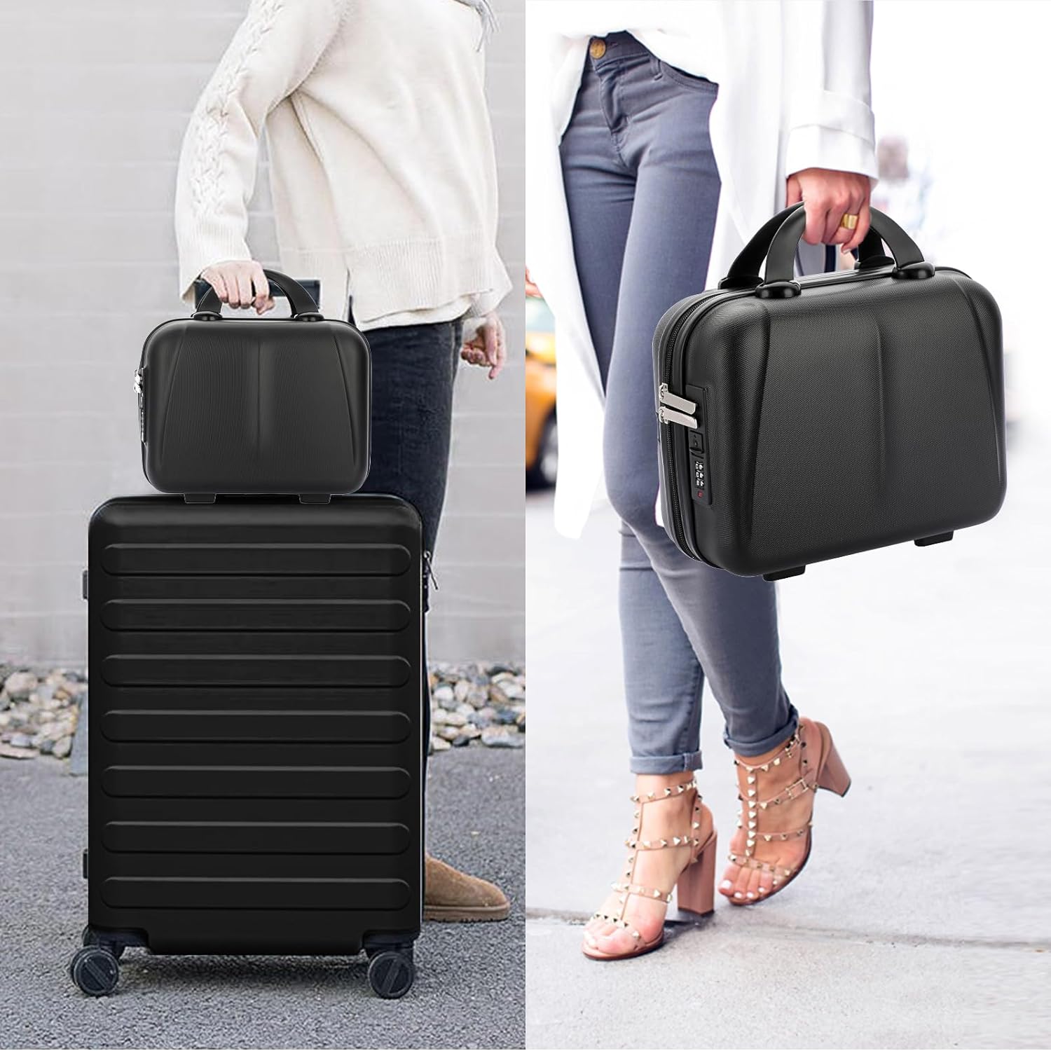 Maleta De Maquillaje Rígida Portatil Y Segura